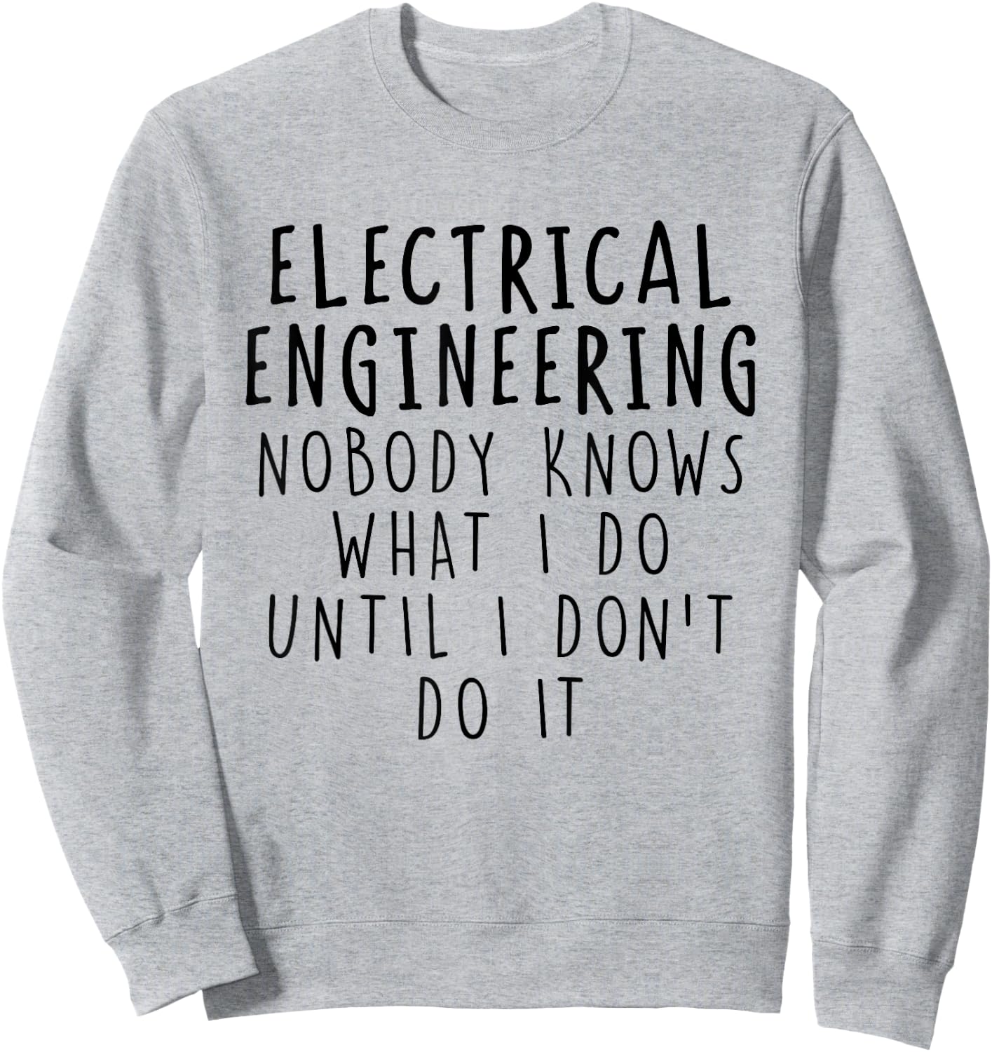 Funny Electrical Engineering Women's Electrical Engineer Modern Classic Casual White Small Graduation Sweatshirt - Sweatshirt | Ash