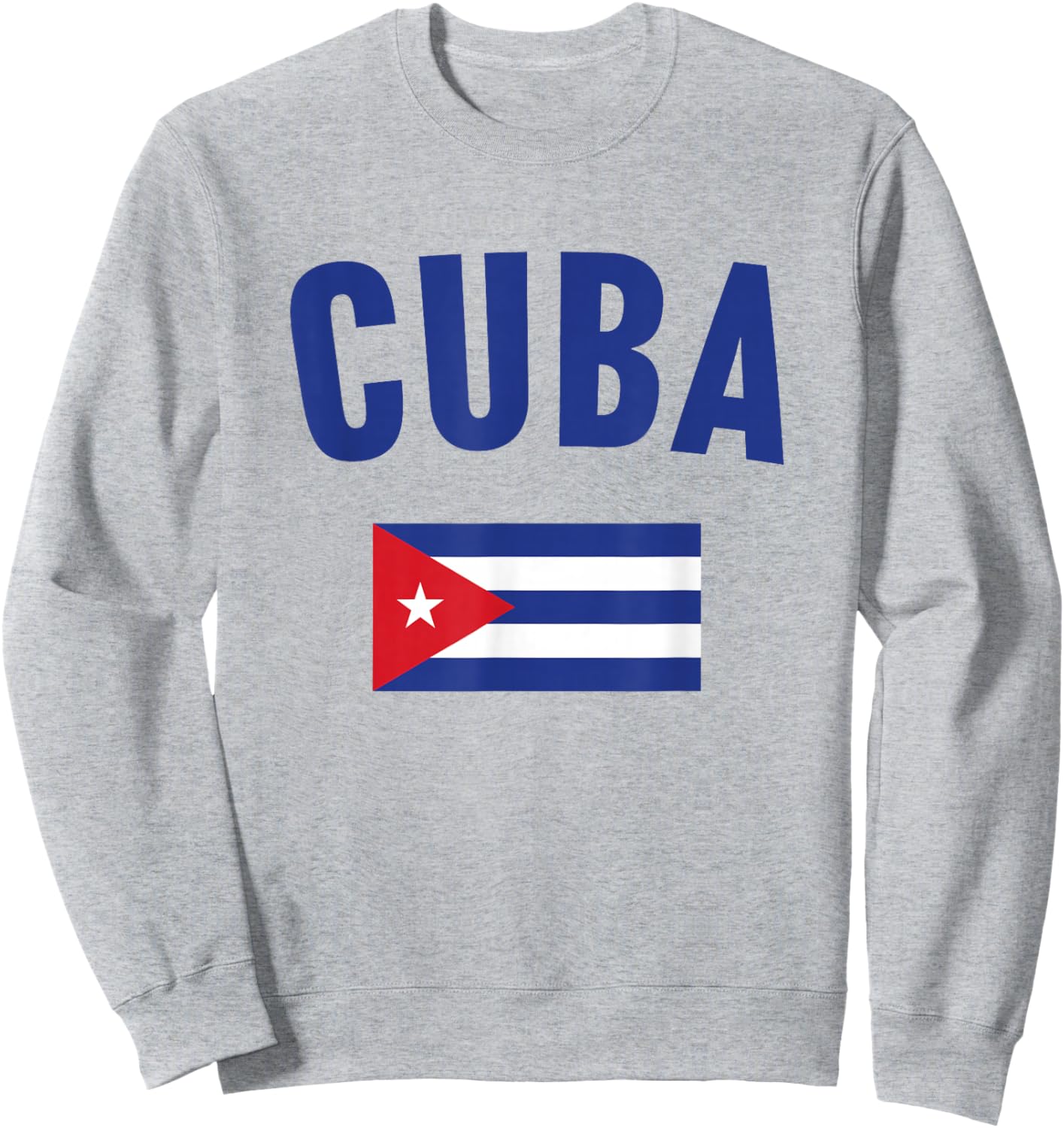 Cuba Flag Sweatshirt - Sweatshirt | Ash