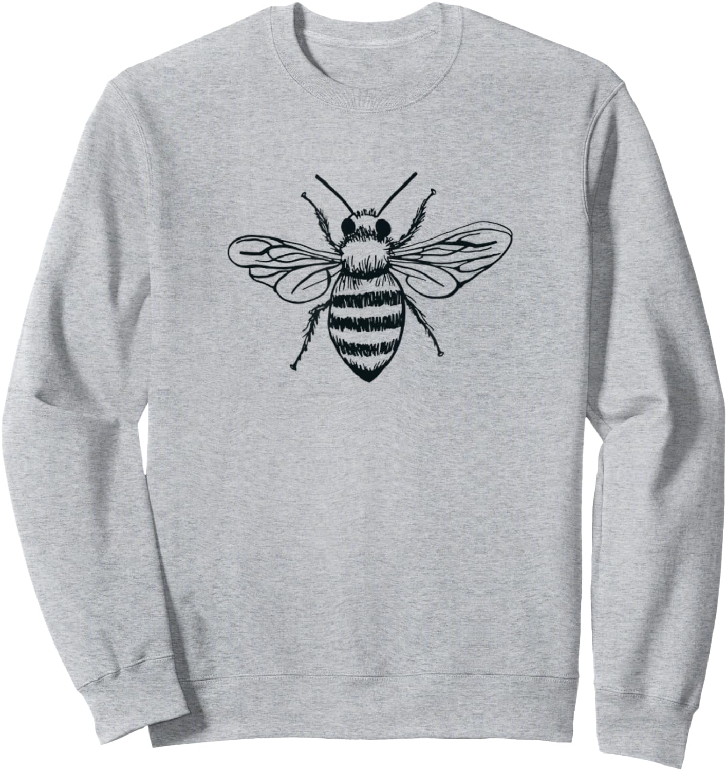 Cute Bee Women Girl Boy Graphic Animal Beekeeper Sweatshirt - Sweatshirt | Ash