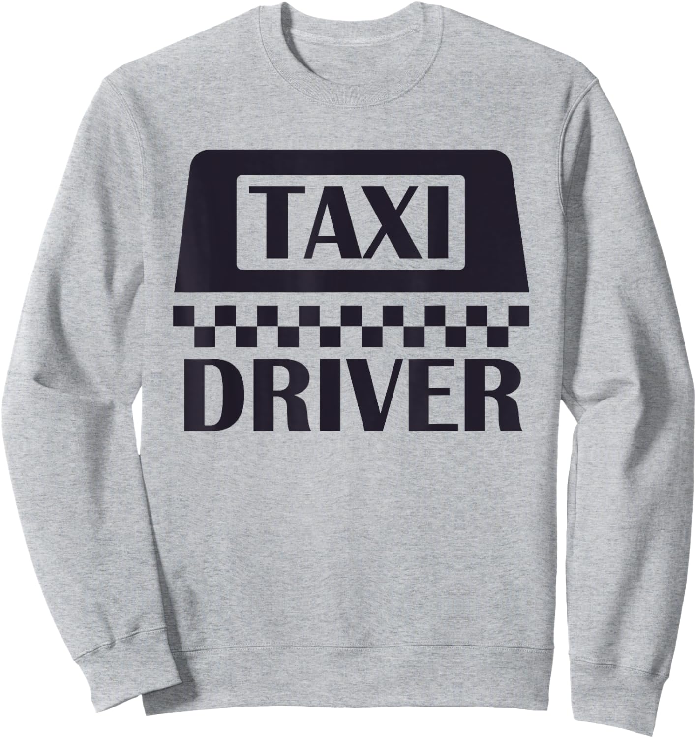 Yellow Taxi Costume Halloween Funny Taxi Driver Men Driving Sweatshirt - Sweatshirt | Ash
