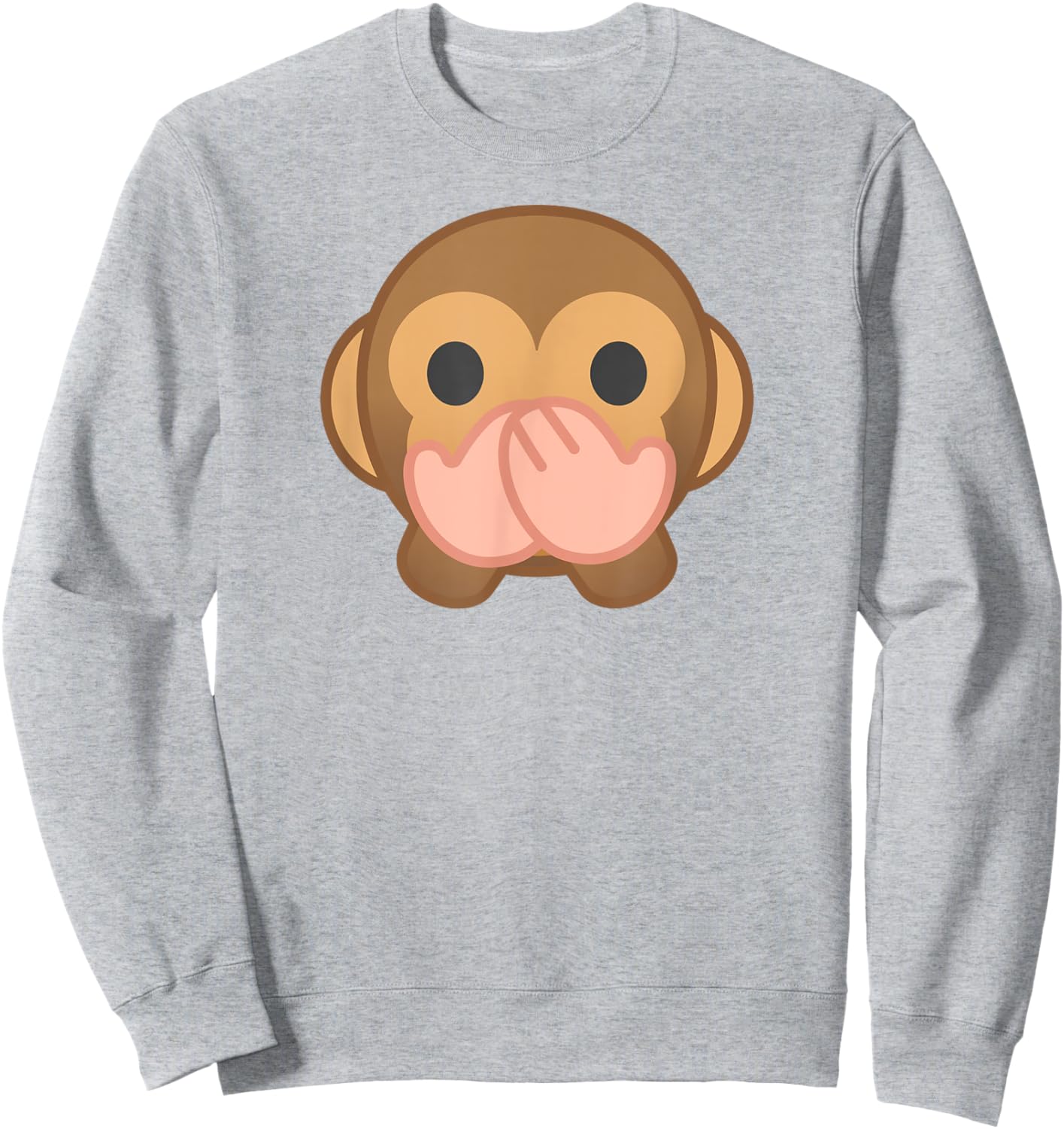 Speak No Evil Monkey Speak No Evil Sweatshirt - Sweatshirt | Ash
