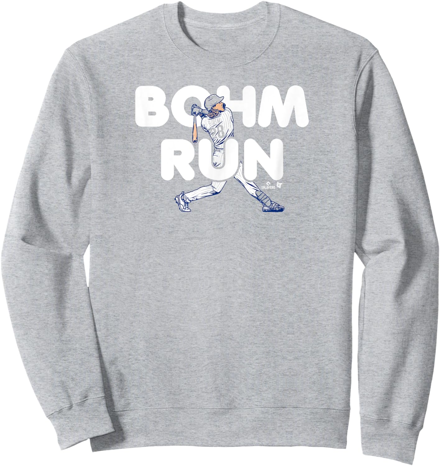 Alec Bohm - Bohm Run - Philadelphia Baseball Sweatshirt - Sweatshirt | Ash