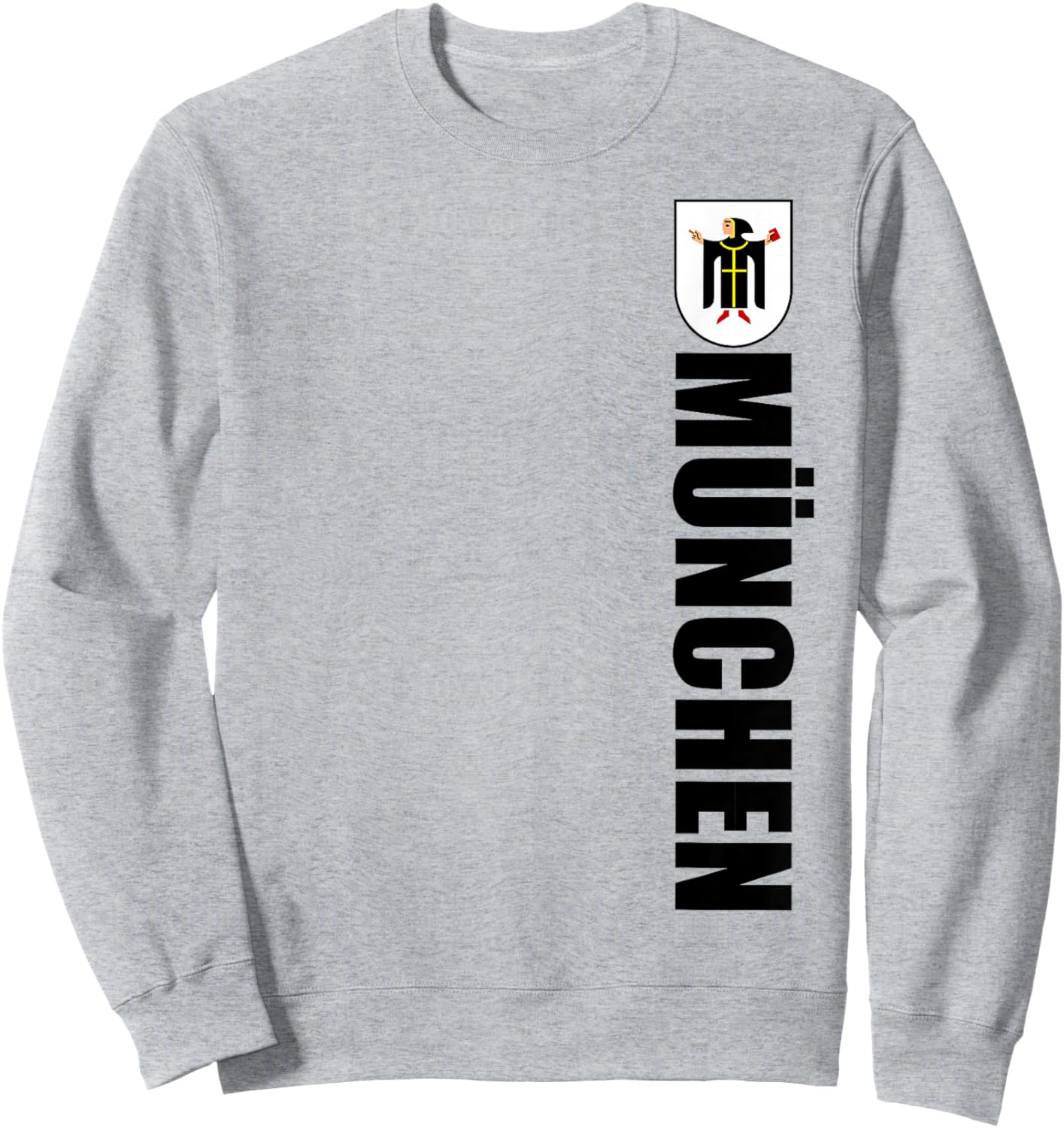 Coat Of Arms Of Munchen German Souvenir Retro Munich Bavaria Sweatshirt - Sweatshirt | Ash