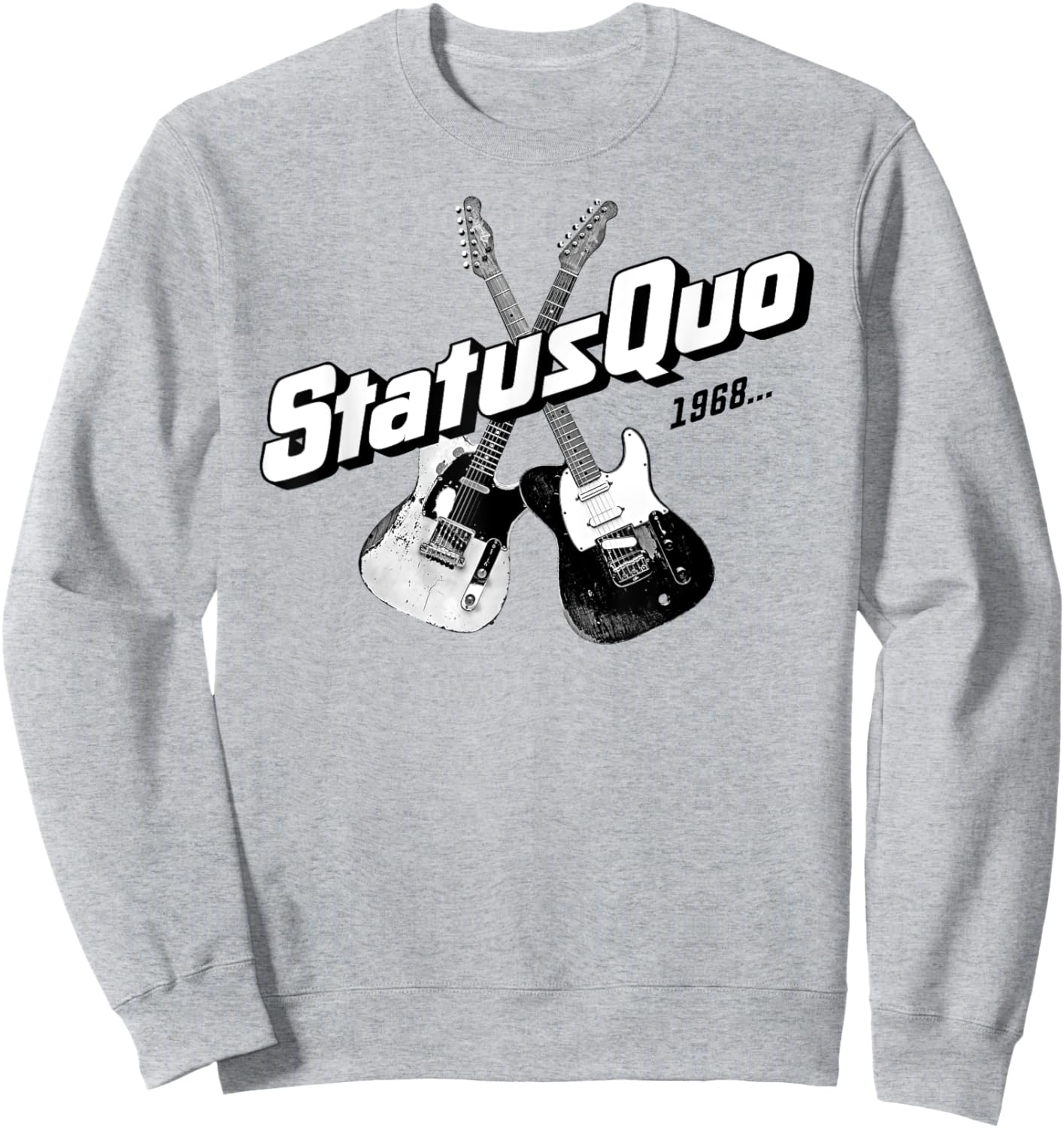 Status Quo – 1968 Guitars On Colors Sweatshirt - Sweatshirt | Ash