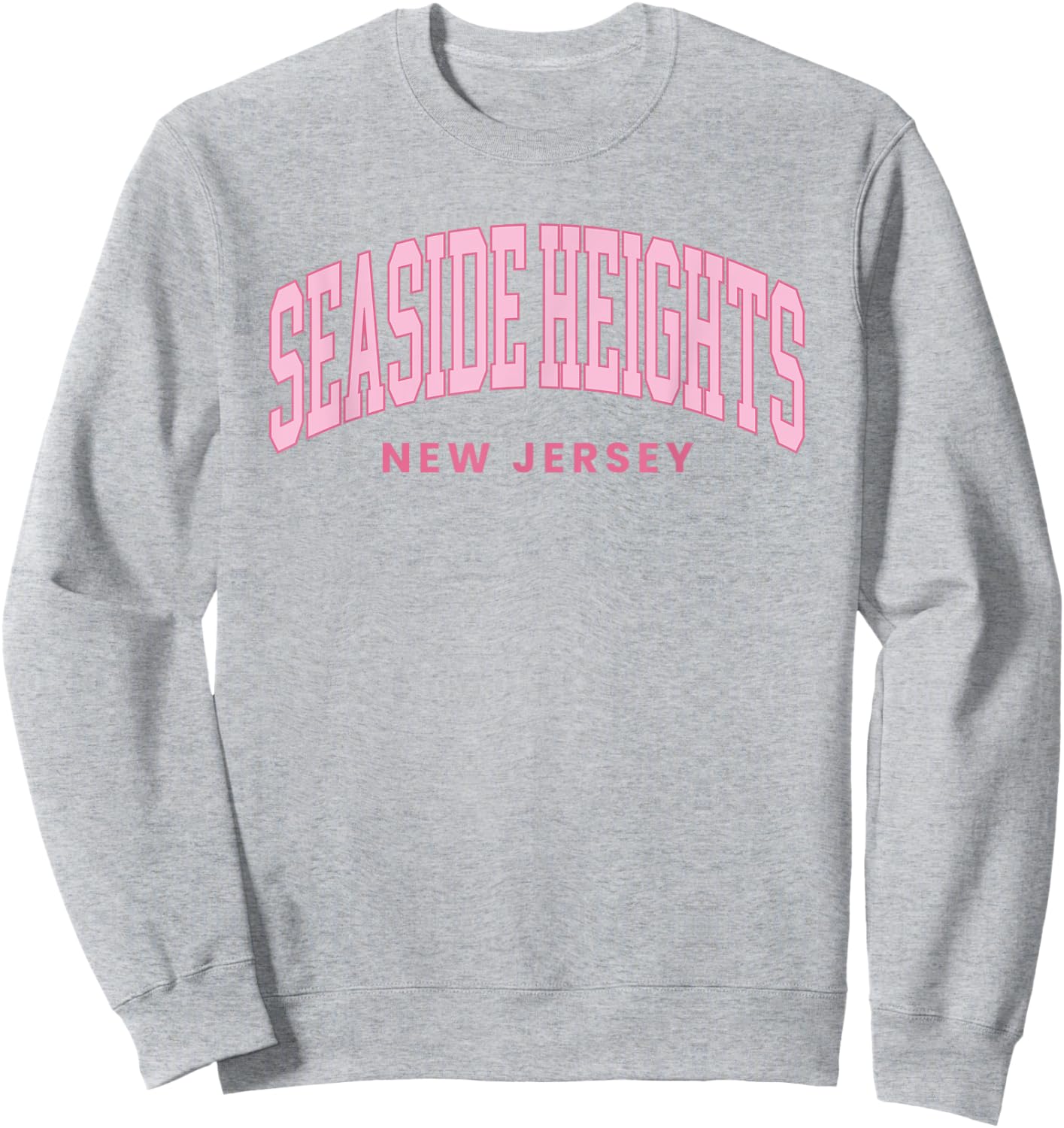 Seaside Heights New Jersey Retro Preppy Throwback Sweatshirt - Sweatshirt | Ash