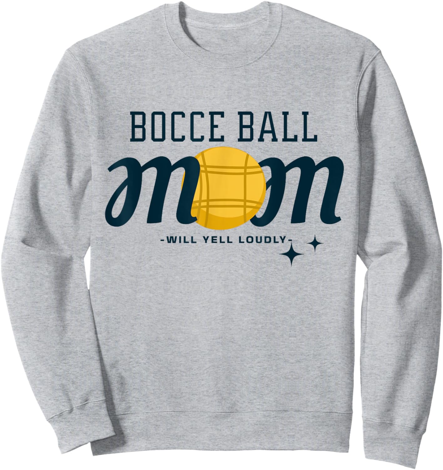 Bocce Ball Mom - Funny Bocce Ball Sweatshirt - Sweatshirt | Ash