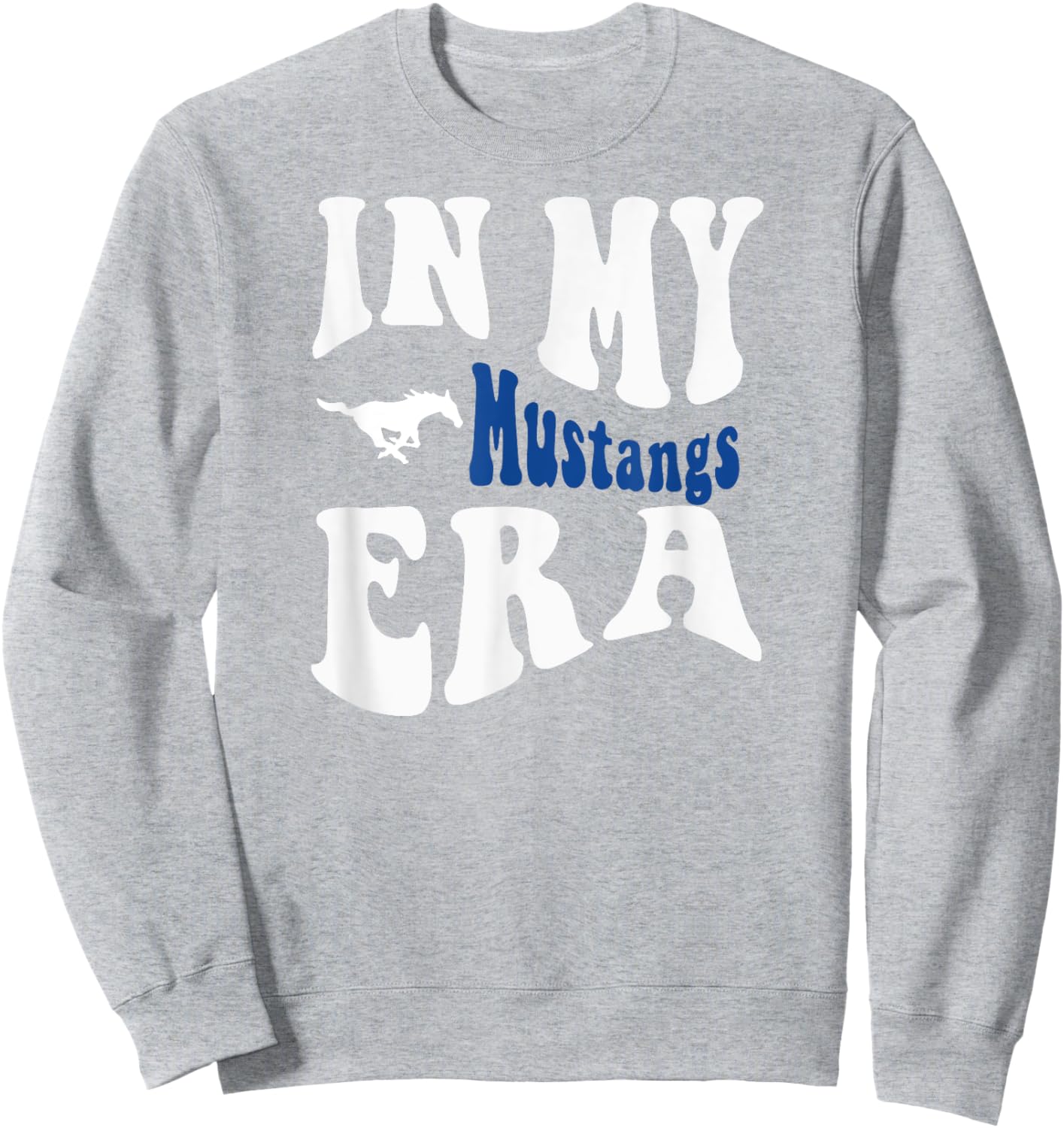 SMU Mustangs Era Red Officially Licensed Sweatshirt - Sweatshirt | Ash
