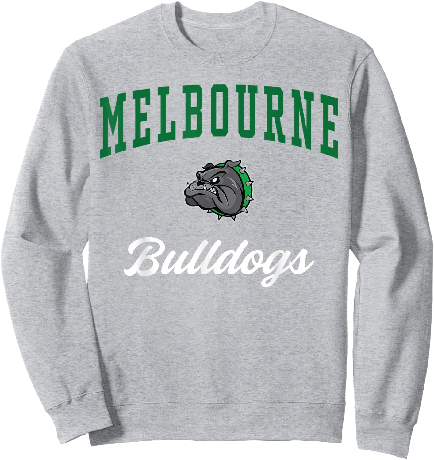 Melbourne High School Bulldogs Sweatshirt - Sweatshirt | Ash