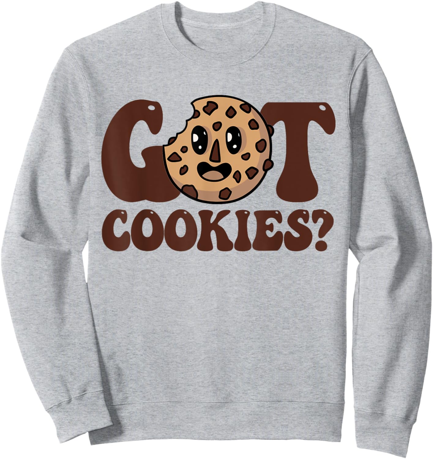 Got Cookies Chocolate Chip Cookie Sweatshirt - Sweatshirt | Ash