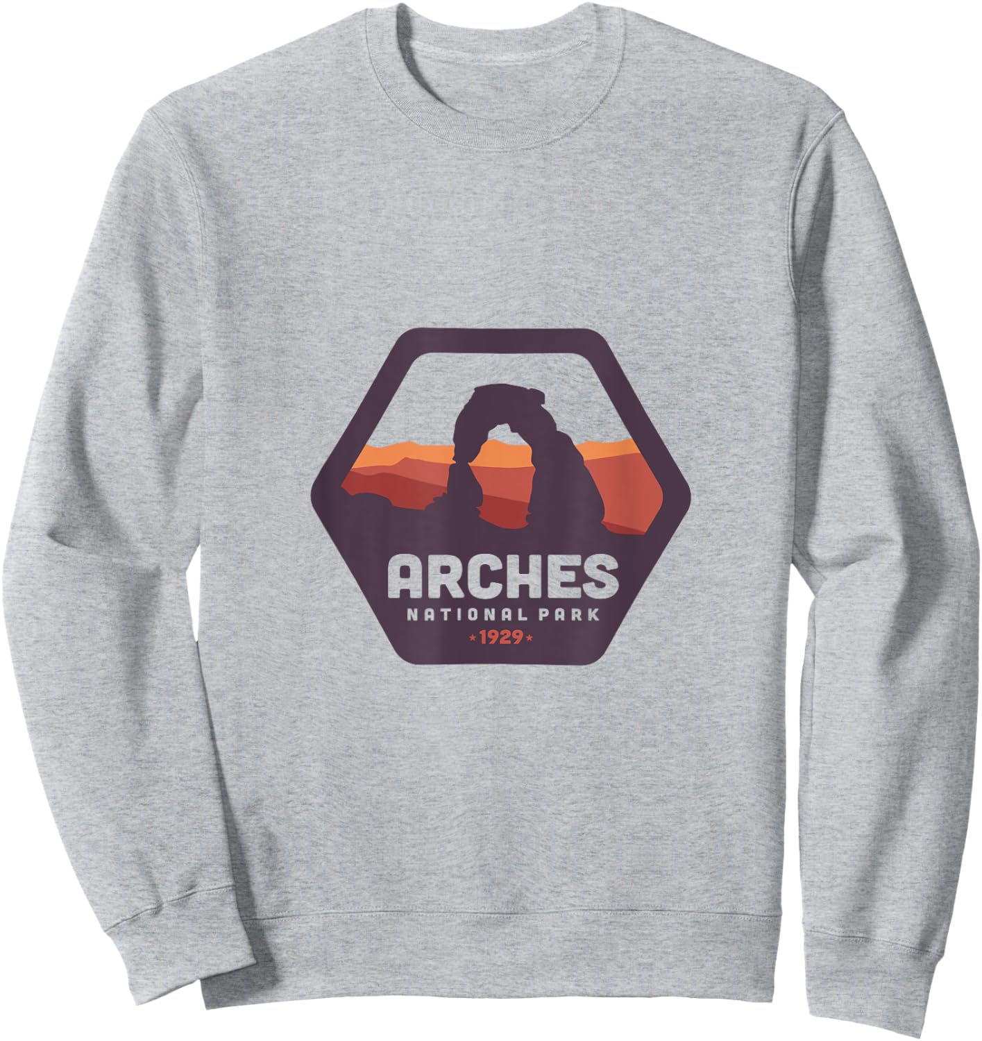 Arches National Park Sweatshirt - Sweatshirt | Ash