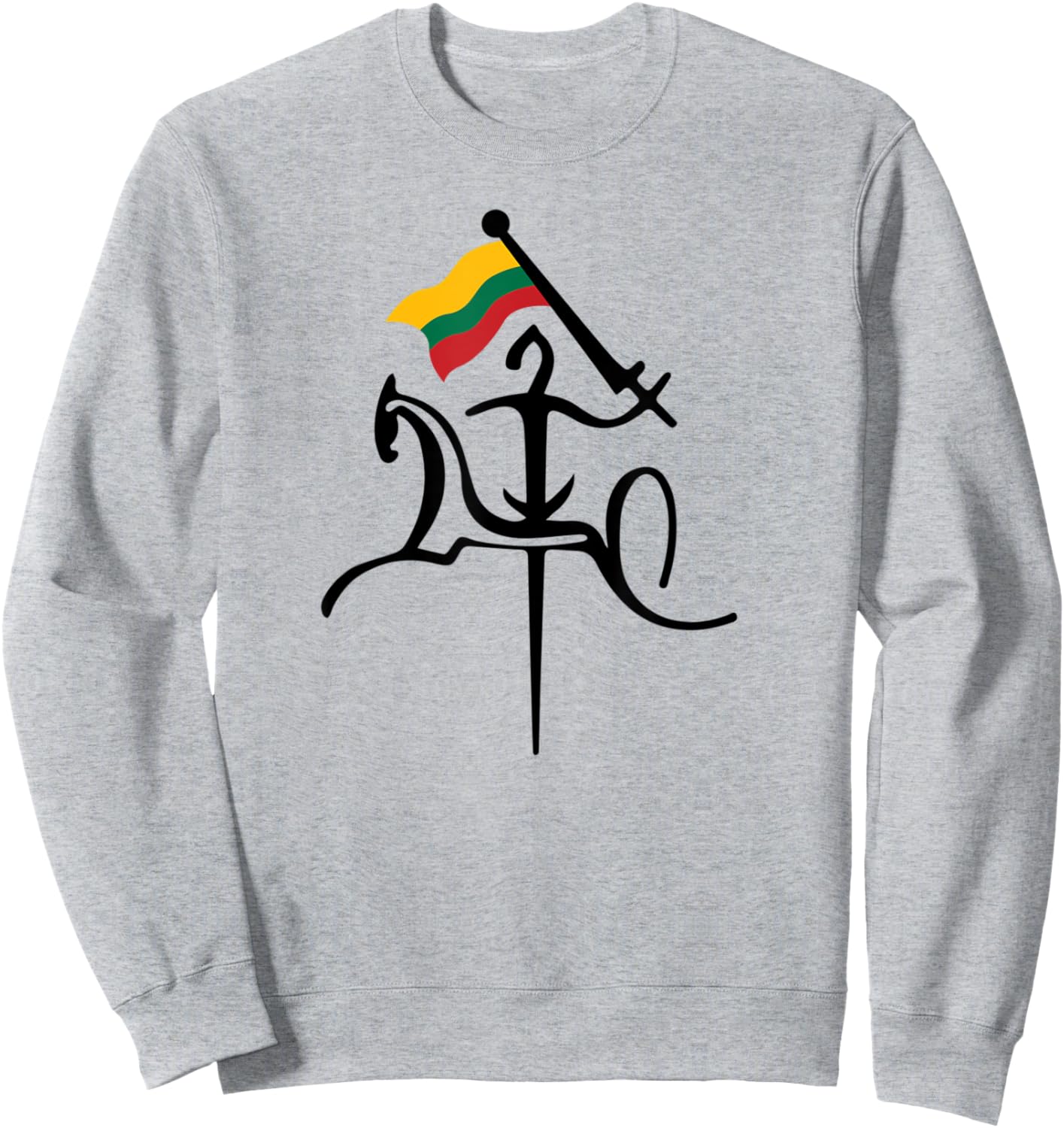 Vytis litauische Flagge – Litauen starke Bekleidung Sweatshirt - Sweatshirt | Ash