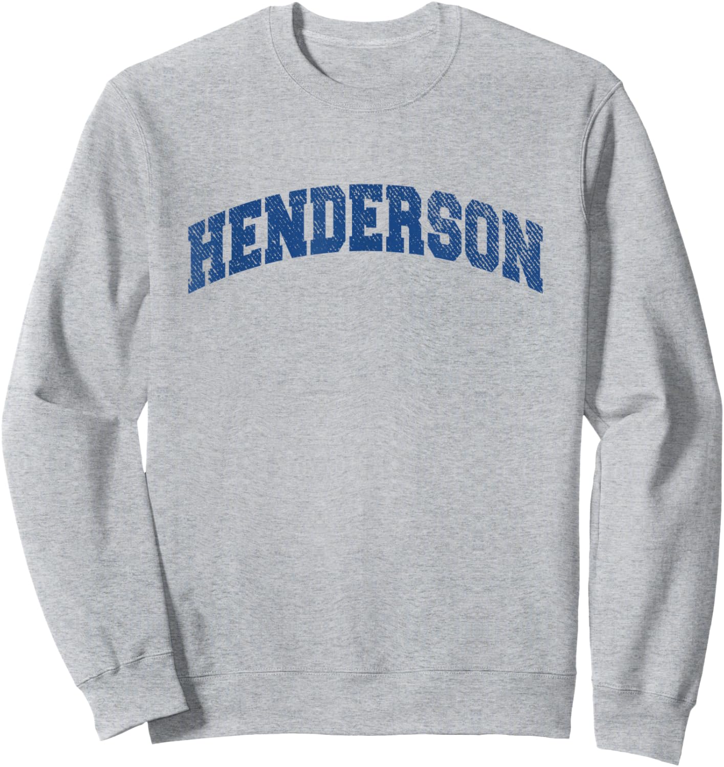 Henderson Sports Classic Varsity College Style Sweatshirt - Sweatshirt | Ash