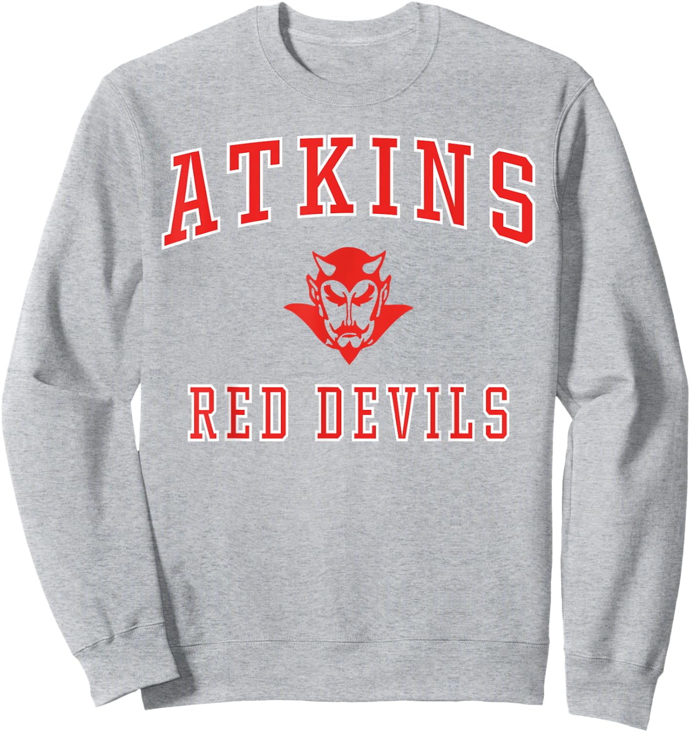 Atkins High School Red Devils C1 Sweatshirt - Sweatshirt | Ash