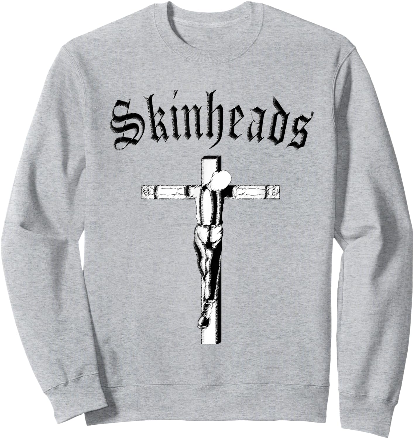 CRUCIFIED SKINHEAD Black Motiv Sweatshirt - Sweatshirt | Ash