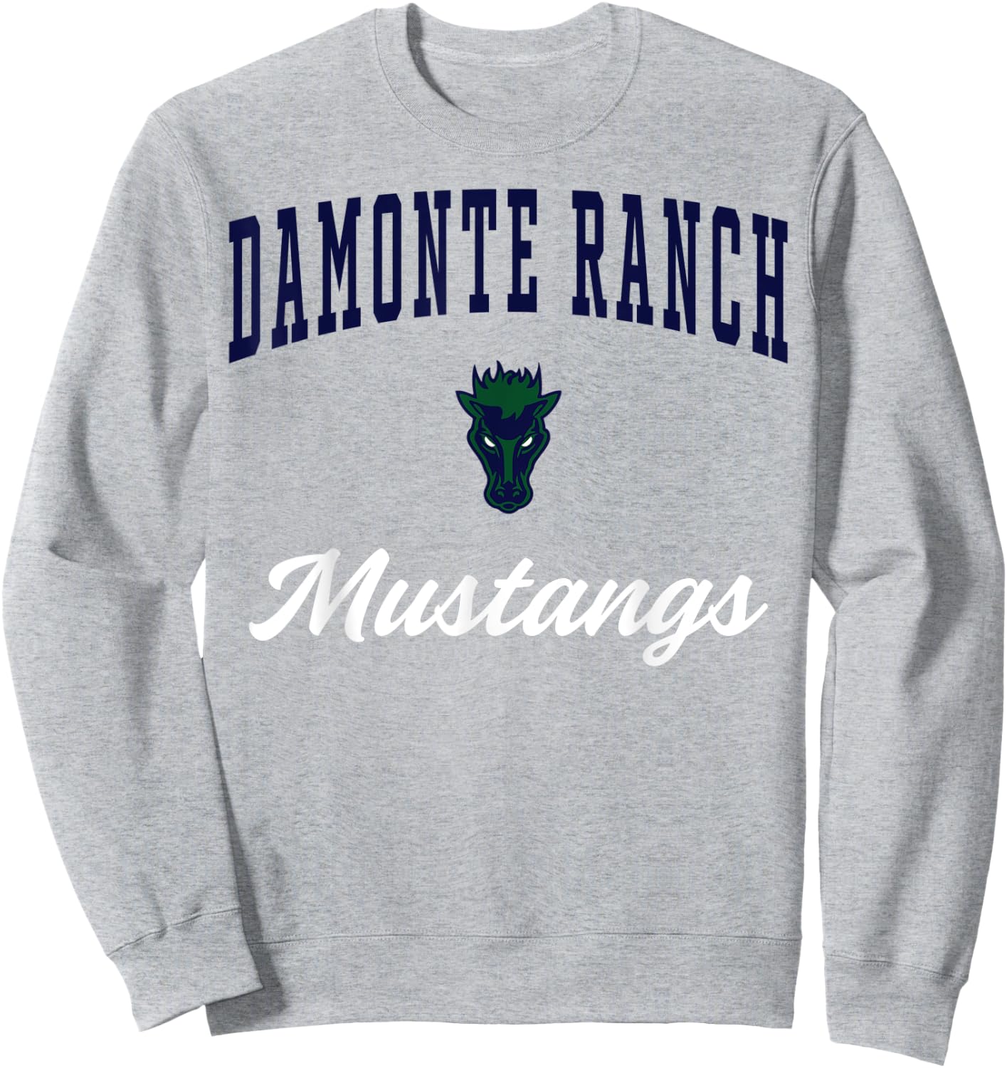 Damonte Ranch High School Mustangs Sweatshirt - Sweatshirt | Ash