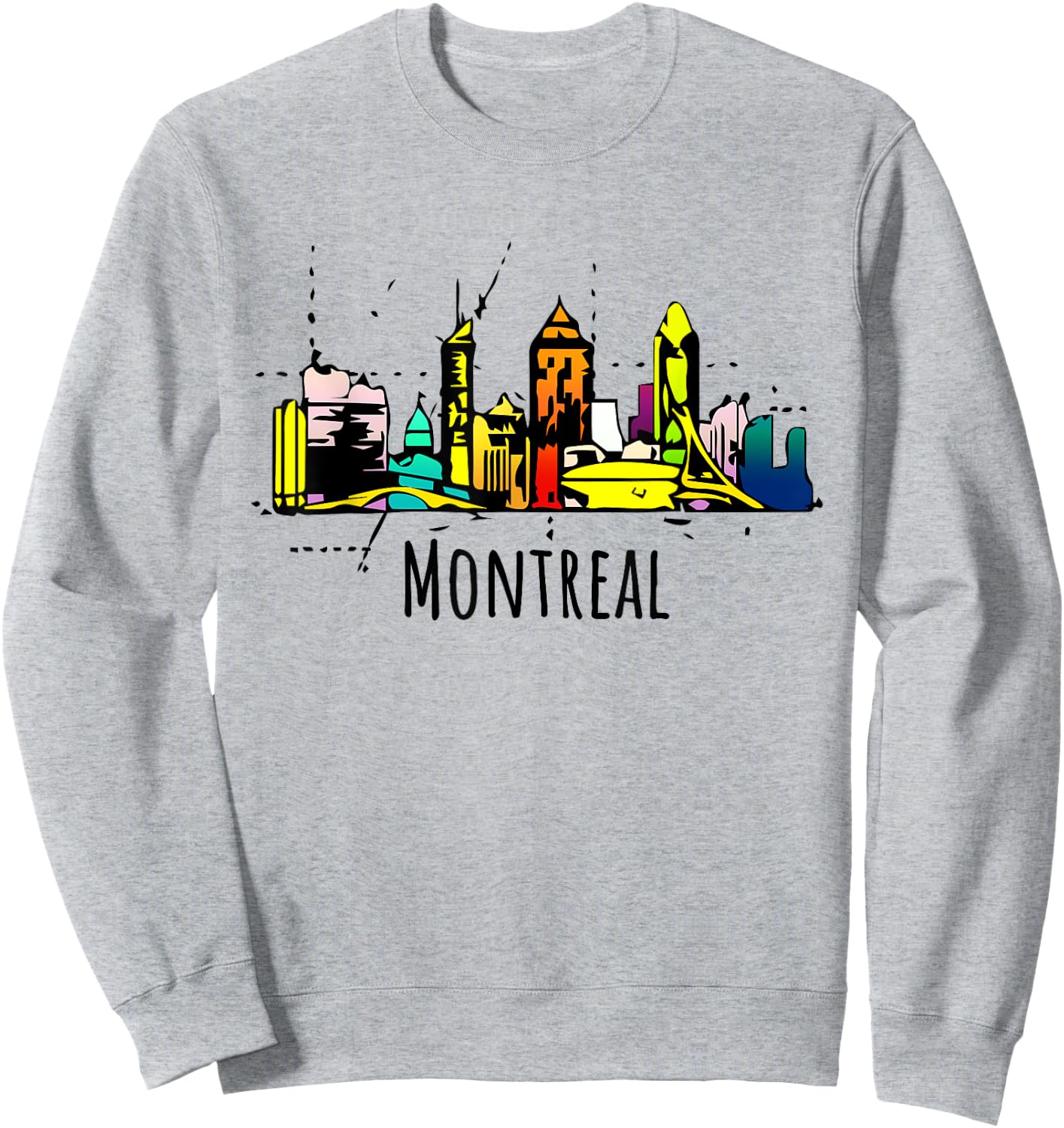 Montreal Shirt Souvenir Quebec Canada Gift Sweatshirt - Sweatshirt | Ash