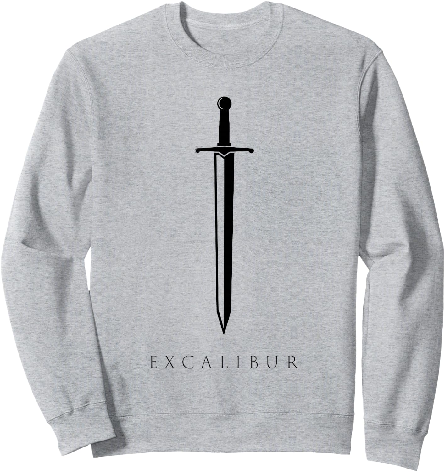 Excalibur The Legendary Sword in the Stone of King Arthur Sweatshirt - Sweatshirt | Ash