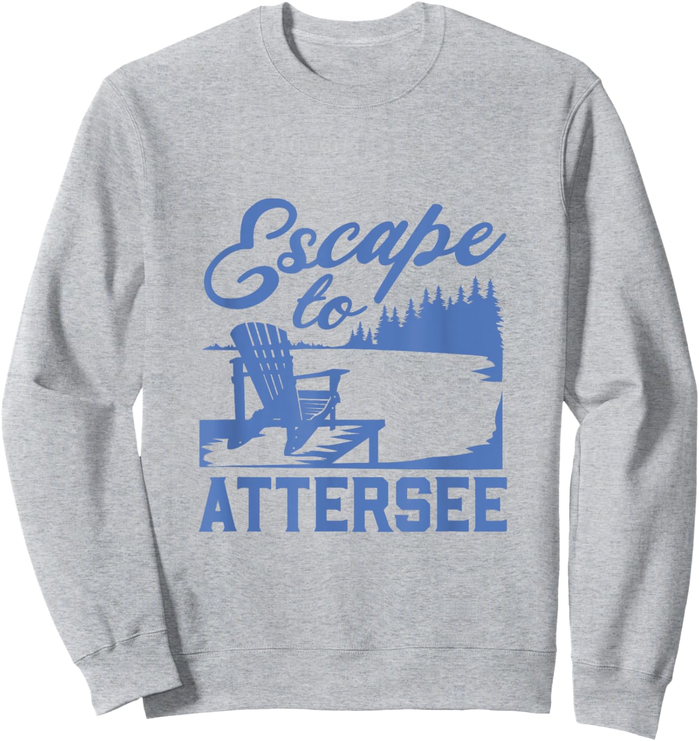 Ich fliehe zum Attersee Sweatshirt - Sweatshirt | Ash