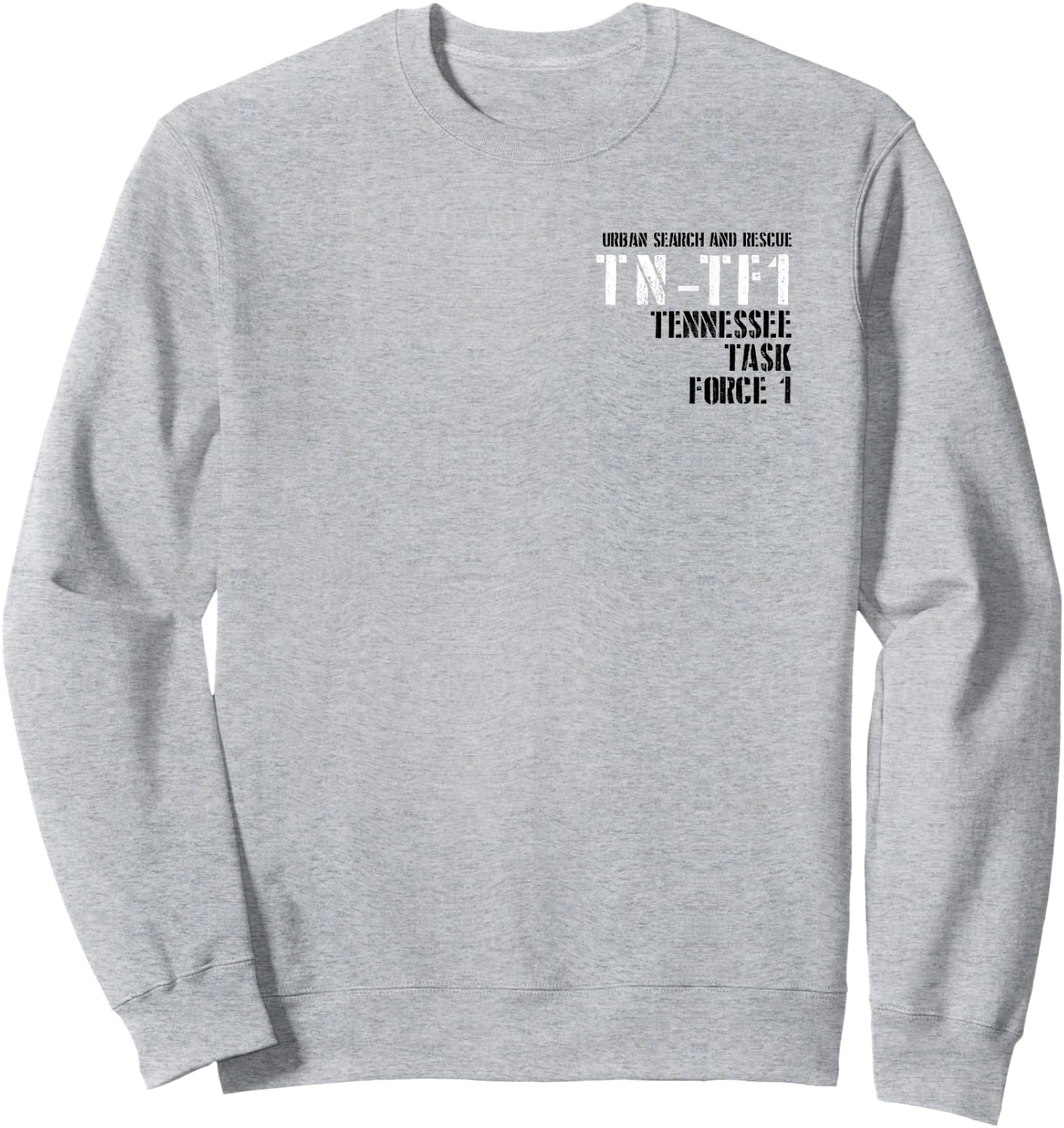 Urban Search & Rescue Tennessee Task Force 1 TN-TF1 Duty Sweatshirt - Sweatshirt | Ash
