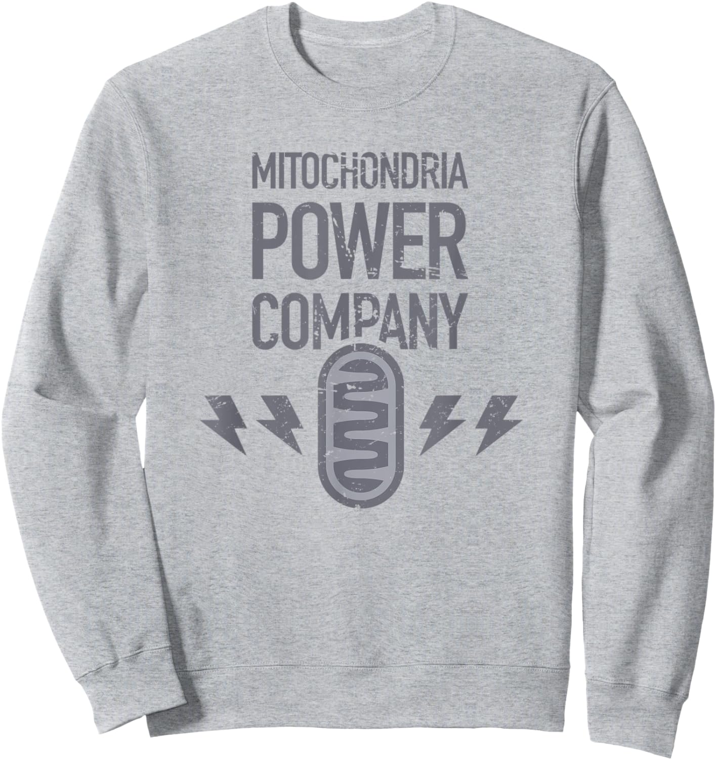 Mitochondria Biology Teacher / Animal Cell Mitochondria Men Women Kids Sweatshirt - Sweatshirt | Ash