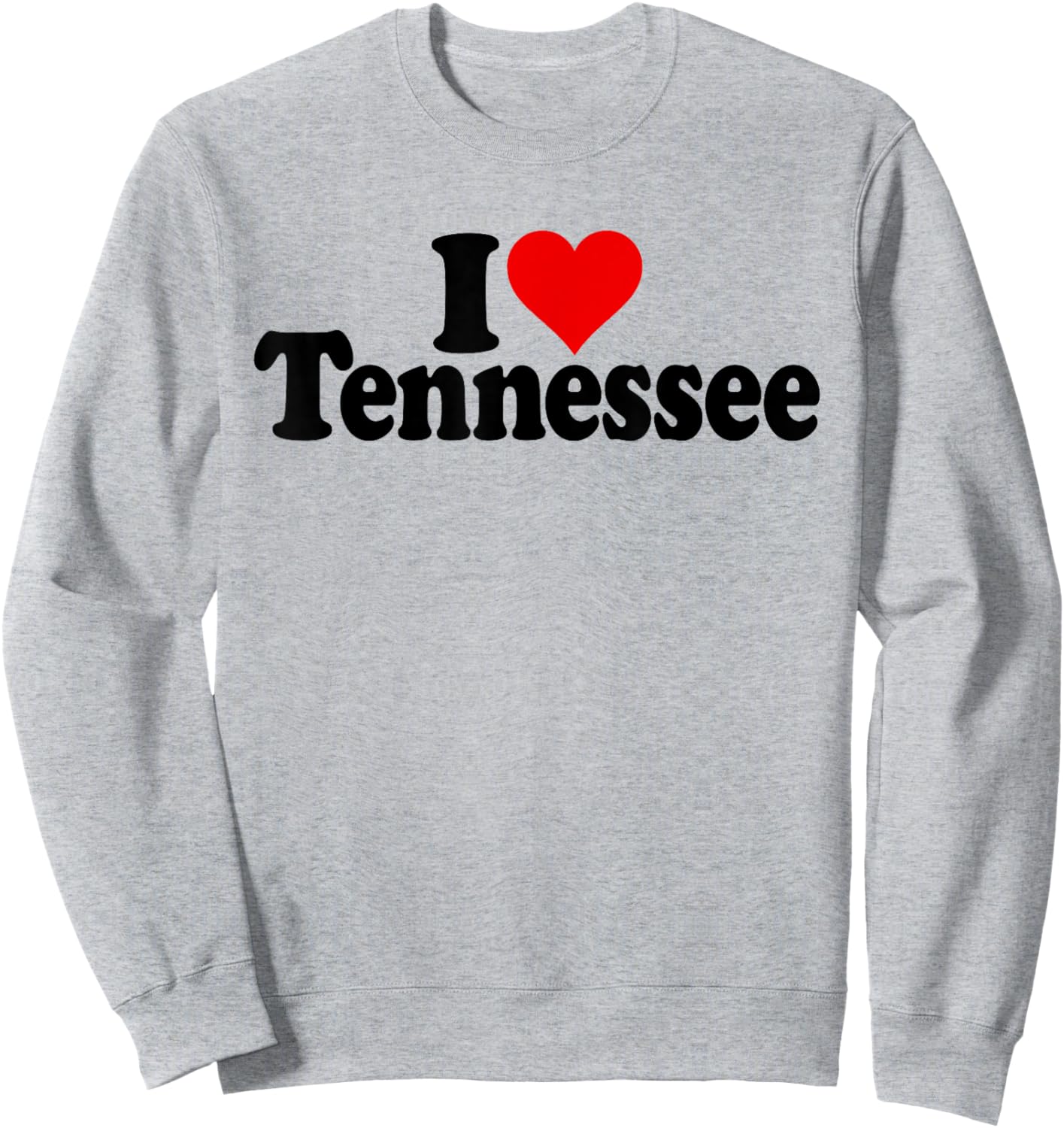 I Love Heart Tennessee Tn Sweatshirt - Sweatshirt | Ash