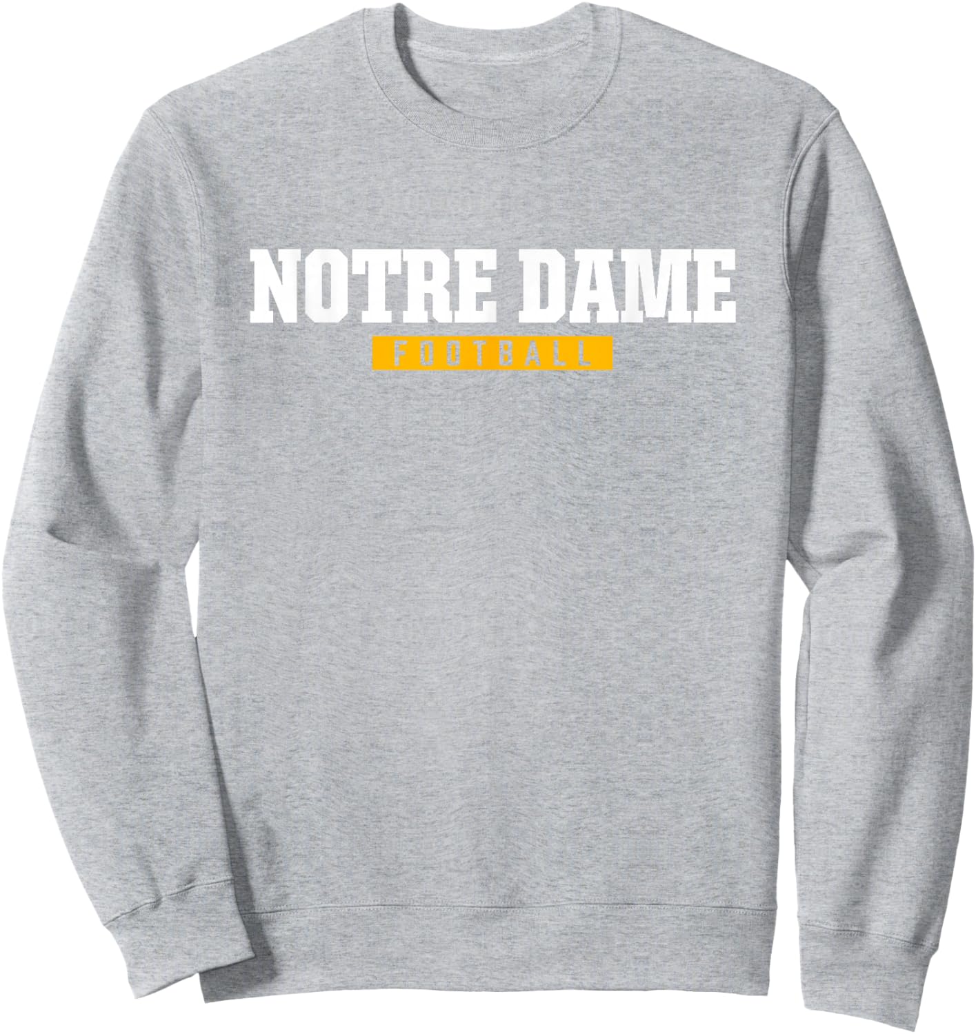 Notre Dame High School Football HS Sweatshirt - Sweatshirt | Ash