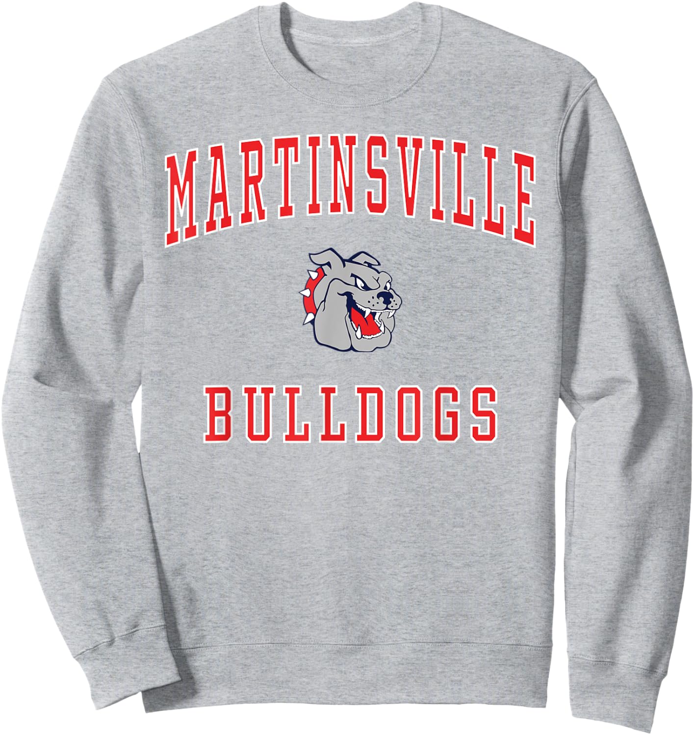 Martinsville High School Bulldogs Sweatshirt - Sweatshirt | Ash