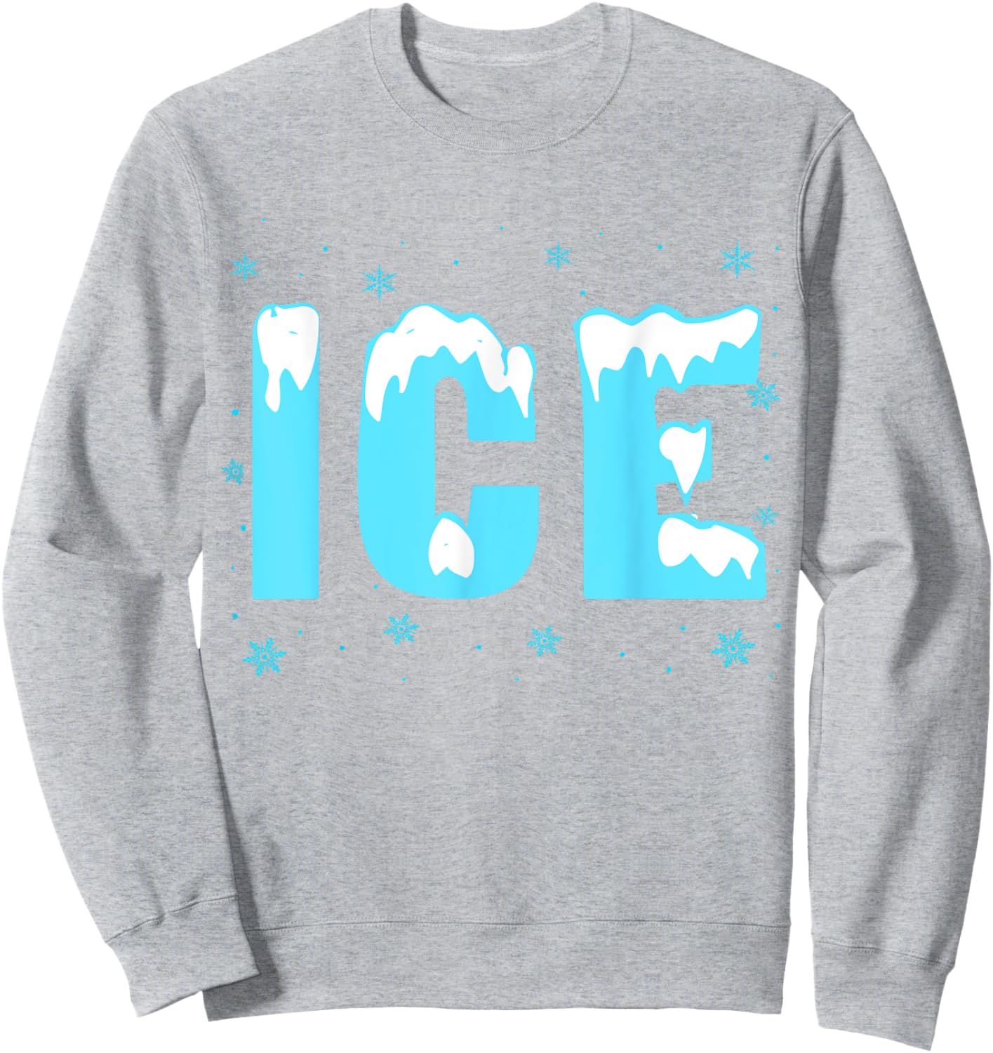 Funny Ice Costume Halloween Family Matching Men Women Sweatshirt - Sweatshirt | Ash