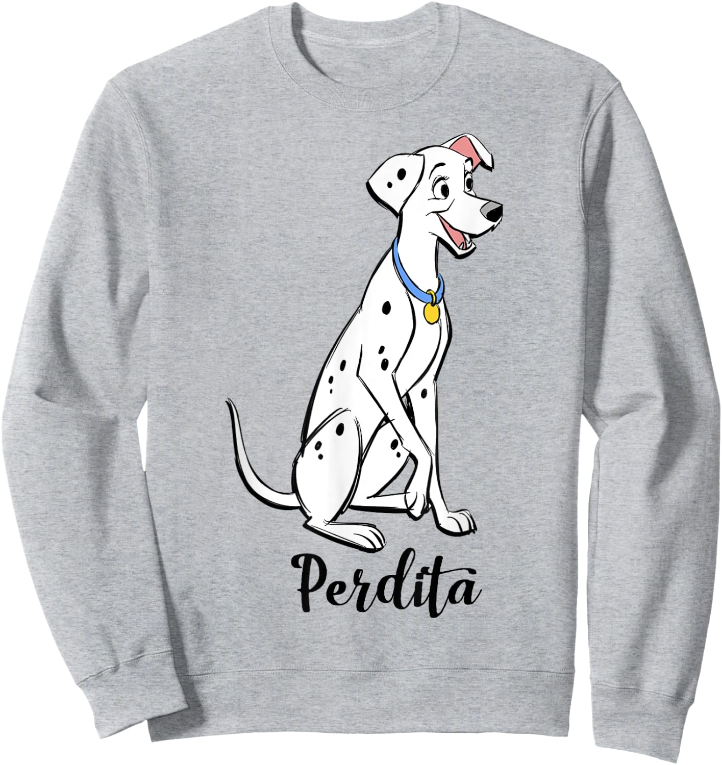 Disney 101 Dalmatians Perdita Portrait Sweatshirt - Sweatshirt | Ash