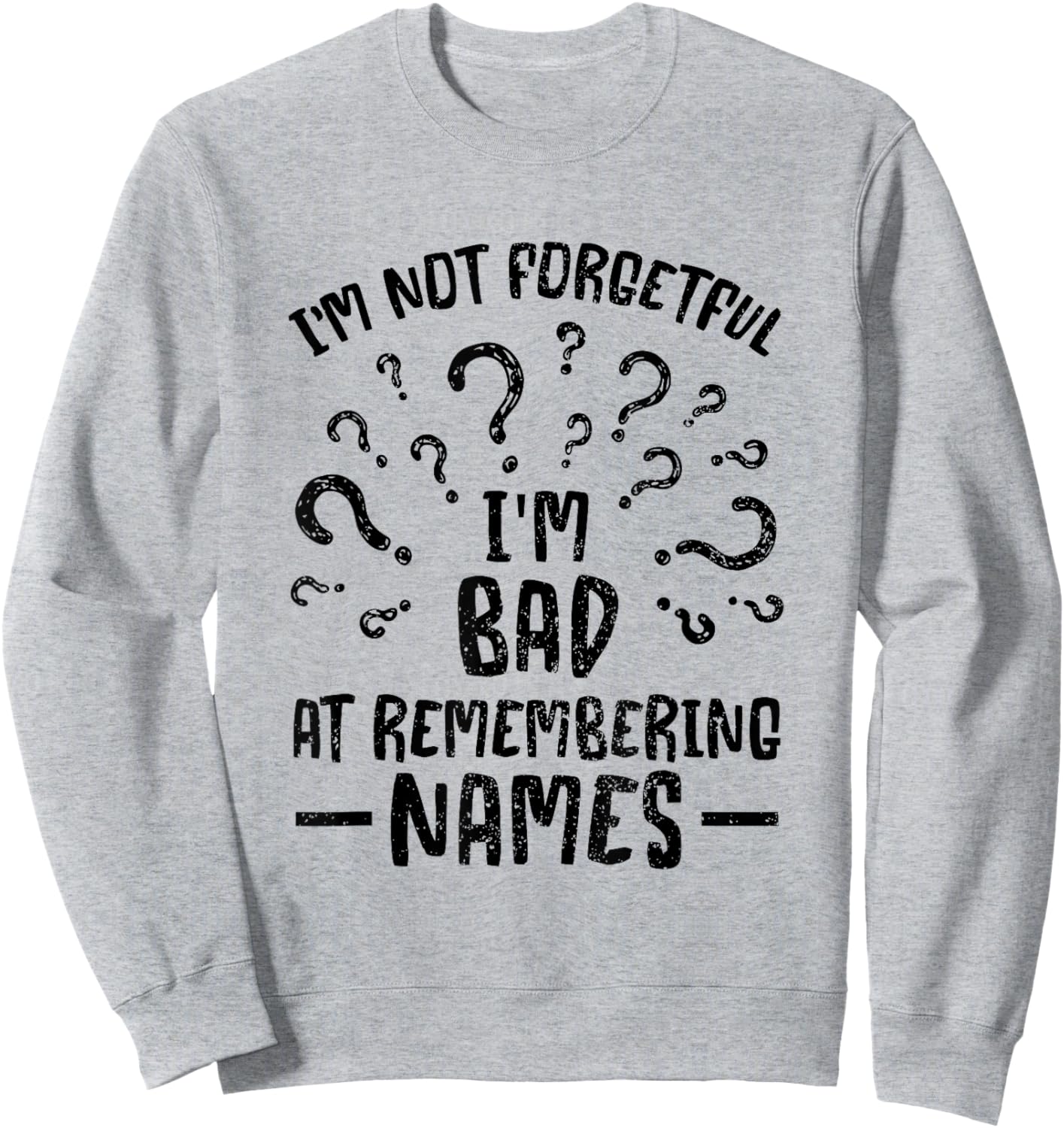 Psychology Brain Memory Science Neuron Face Anomia Elderly Sweatshirt - Sweatshirt | Ash