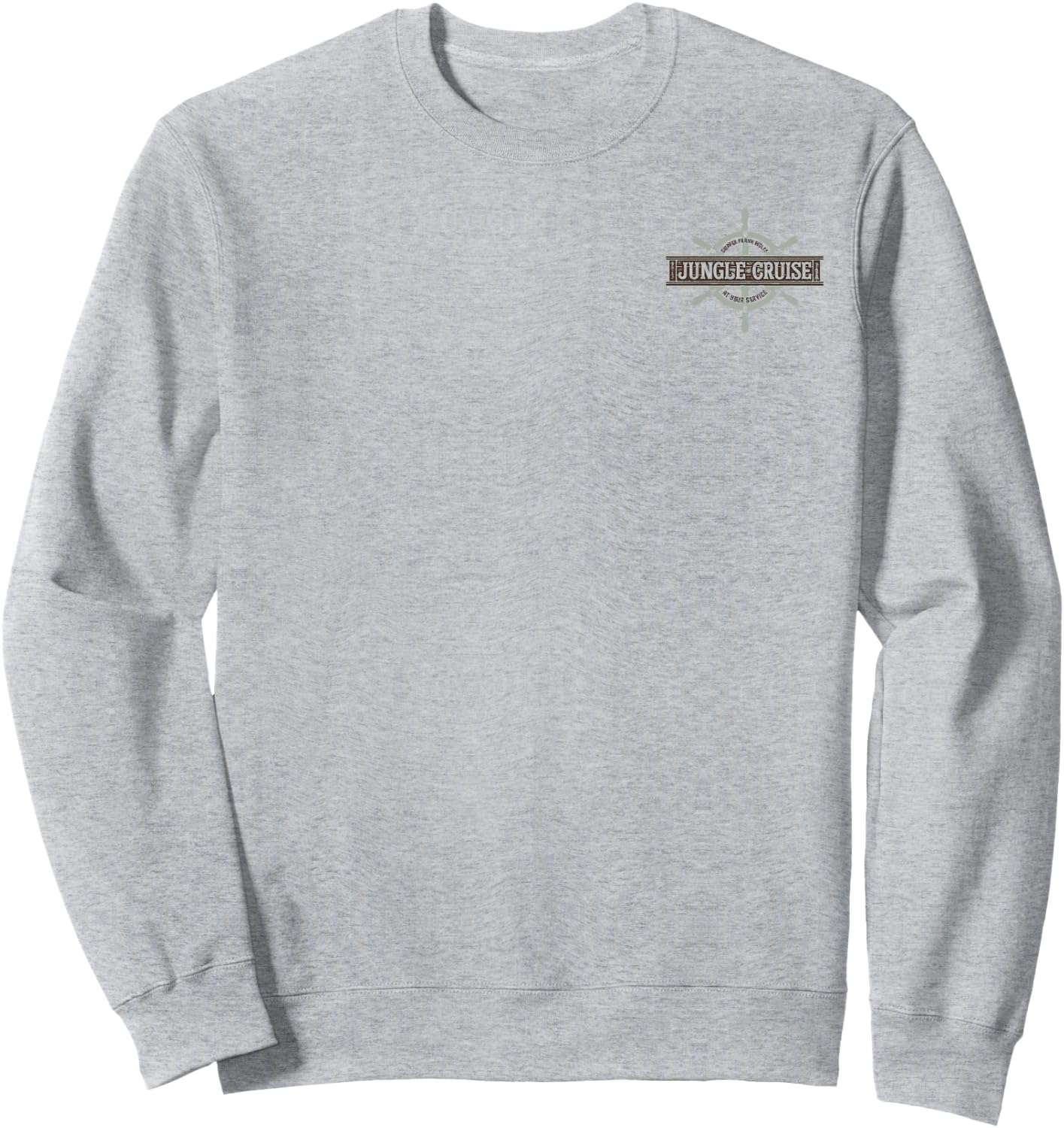 Disney Jungle Cruise Your Dreamboat Has Arrived Front & Back Sweatshirt - Sweatshirt | Ash