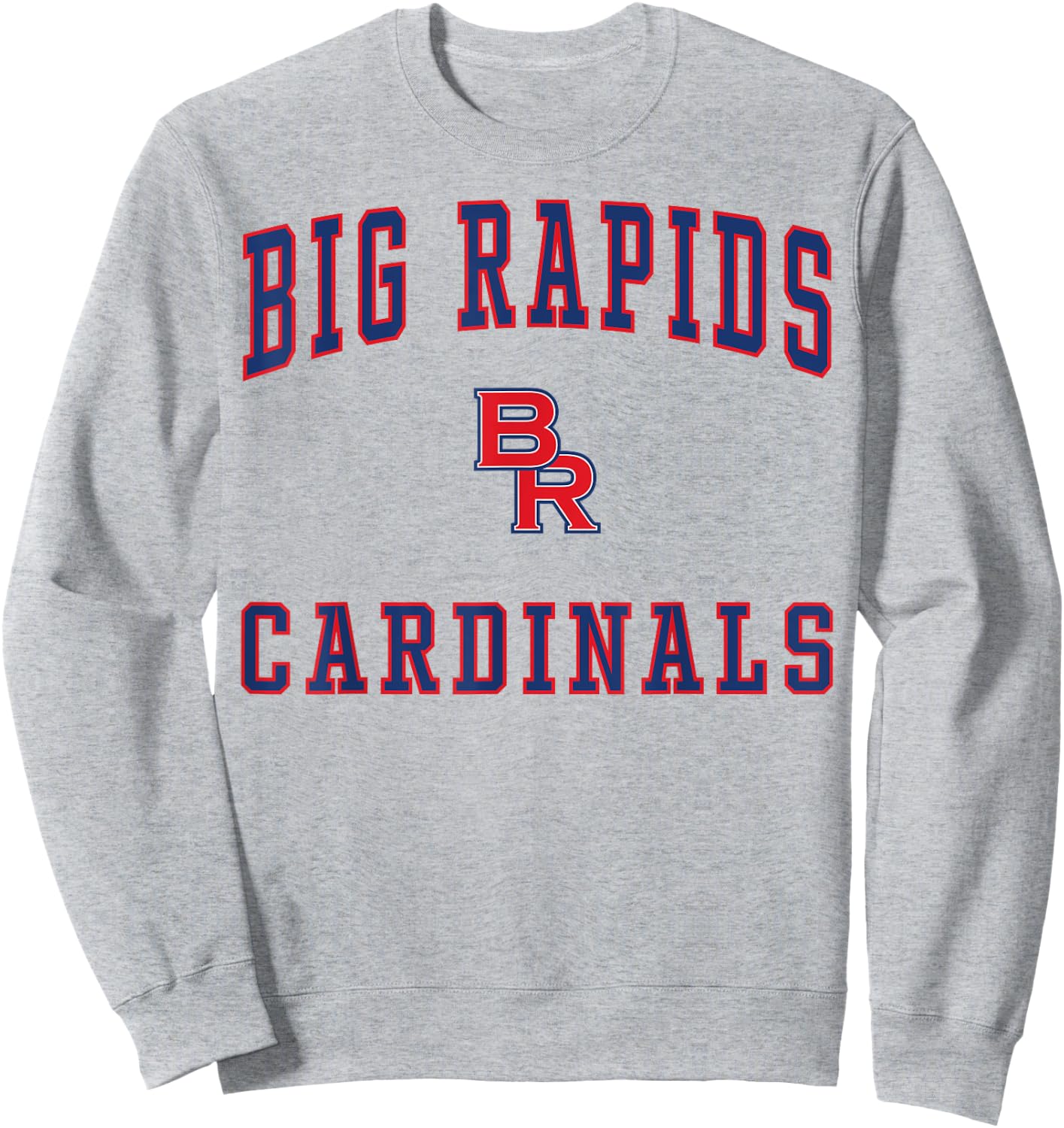 Big Rapids High School Cardinals Sweatshirt - Sweatshirt | Ash