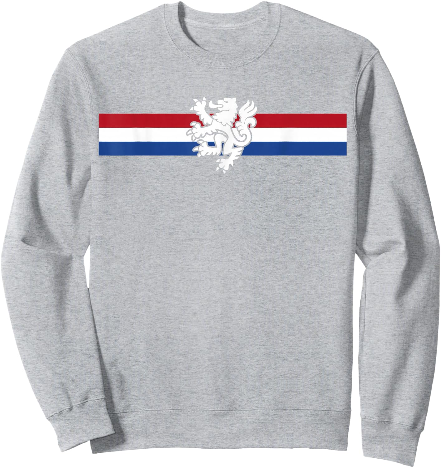 Holland Emblem Lion Nederland Flag Netherlands Sweatshirt - Sweatshirt | Ash