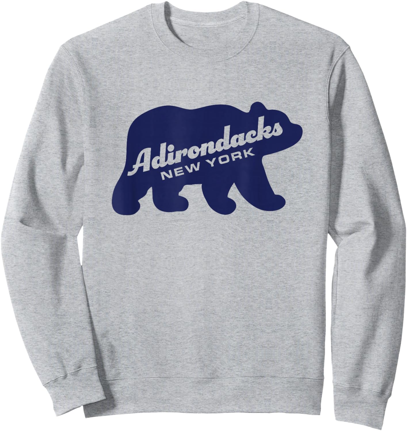 Adirondacks New York Bear Adirondack Mountains Sweatshirt - Sweatshirt | Ash