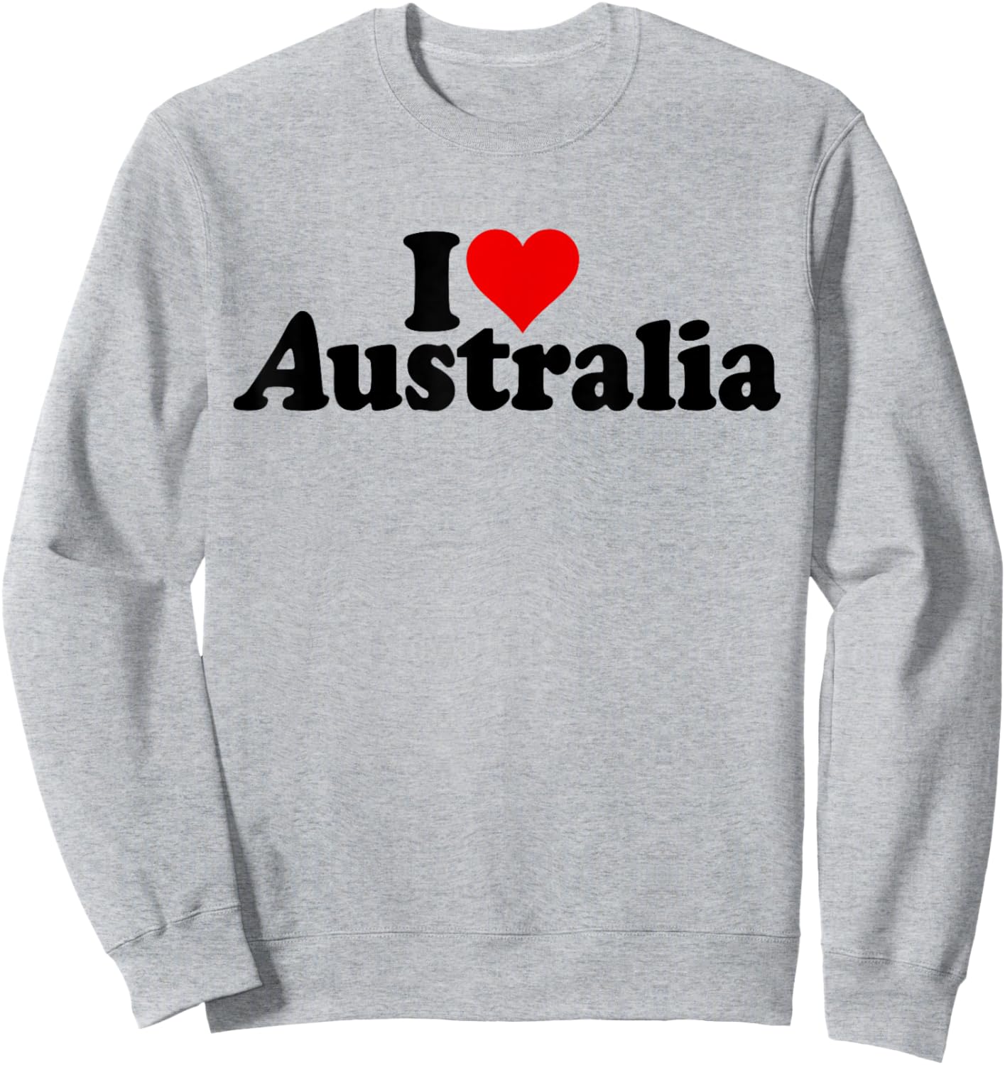 I Love Heart Australia Sweatshirt - Sweatshirt | Ash
