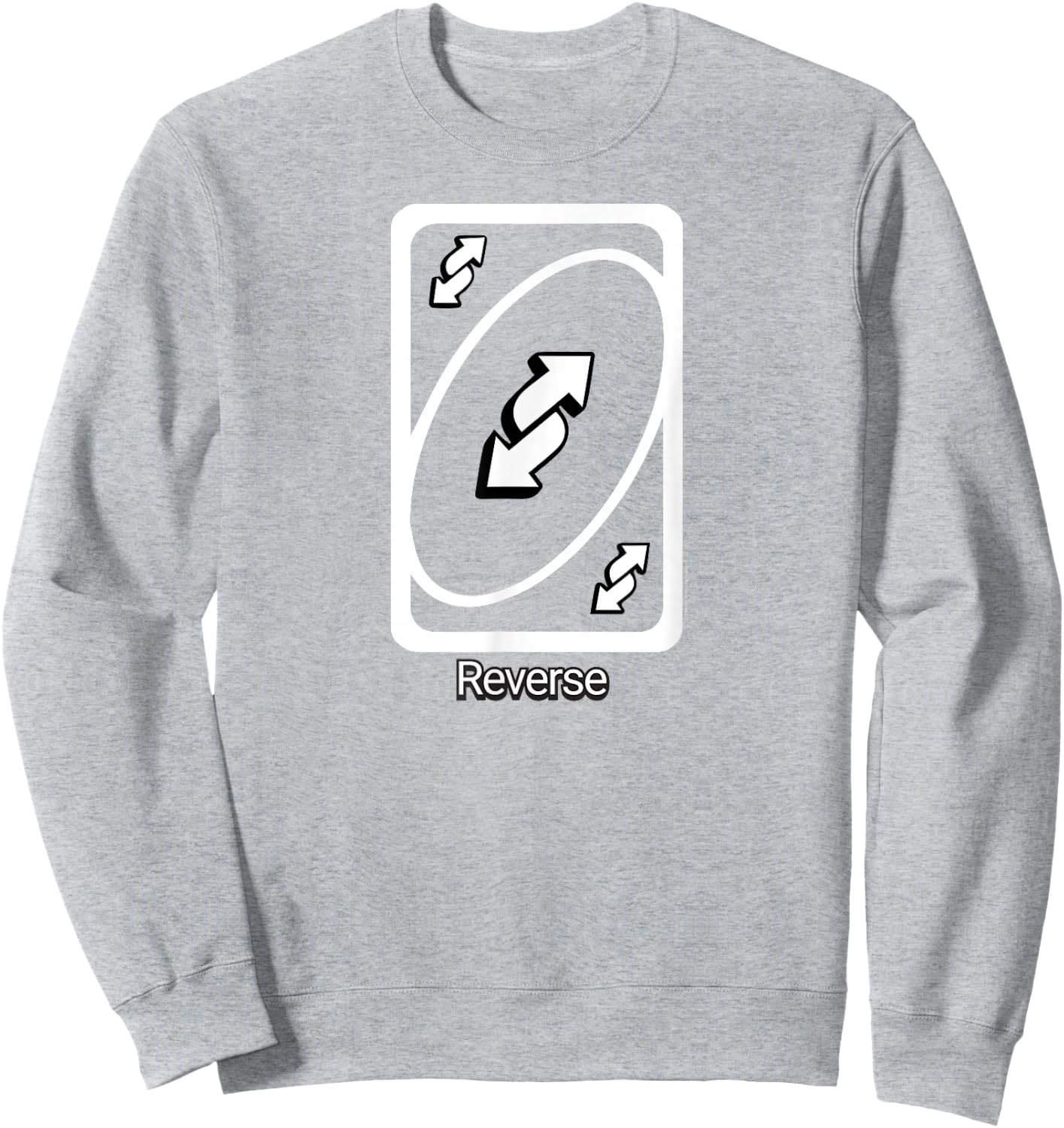 UNO - Reverse Card Sweatshirt - Sweatshirt | Ash