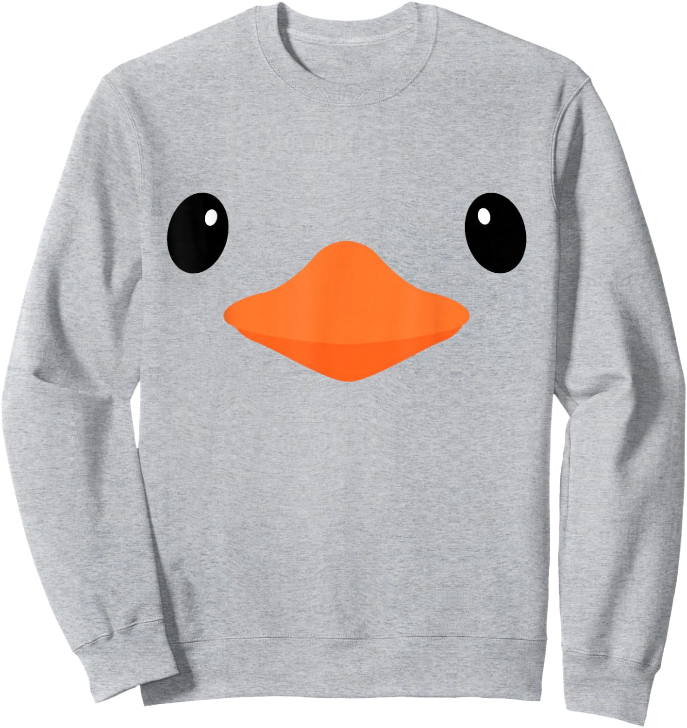 Cute yellow rubber duck Halloween simple Costume Sweatshirt - Sweatshirt | Ash