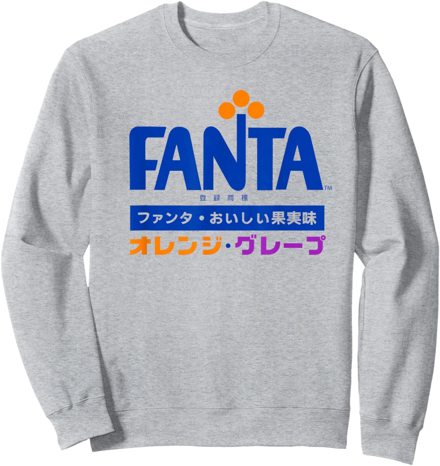 Fanta Drinks 1970er japanisches Kanji-Logo Sweatshirt - Sweatshirt | Ash