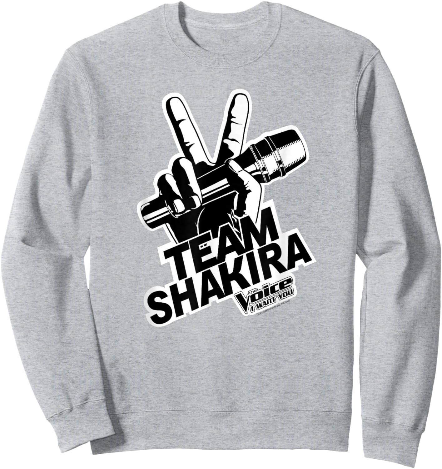 The Voice Shakira Logo Sweatshirt - Sweatshirt | Ash