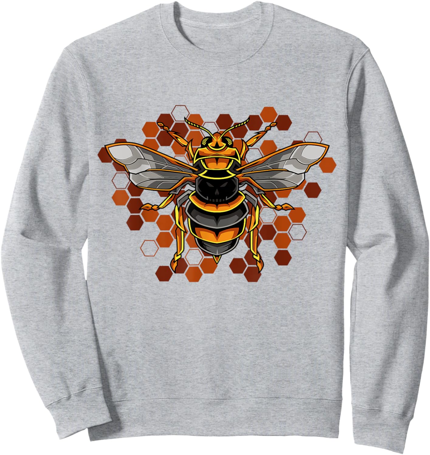 Bee Keeper Shirt Honeycomb Honey Vintage Beekeeping Sweatshirt - Sweatshirt | Ash