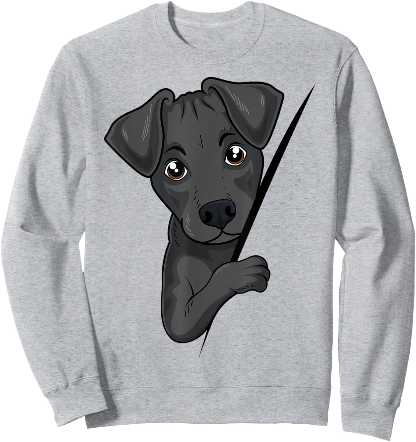 Patterdale Terrier Sweatshirt - Sweatshirt | Ash