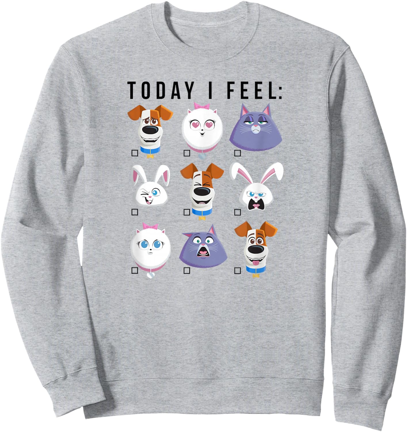 Pets 2 Heute fühlen ich Sweatshirt - Sweatshirt | Ash