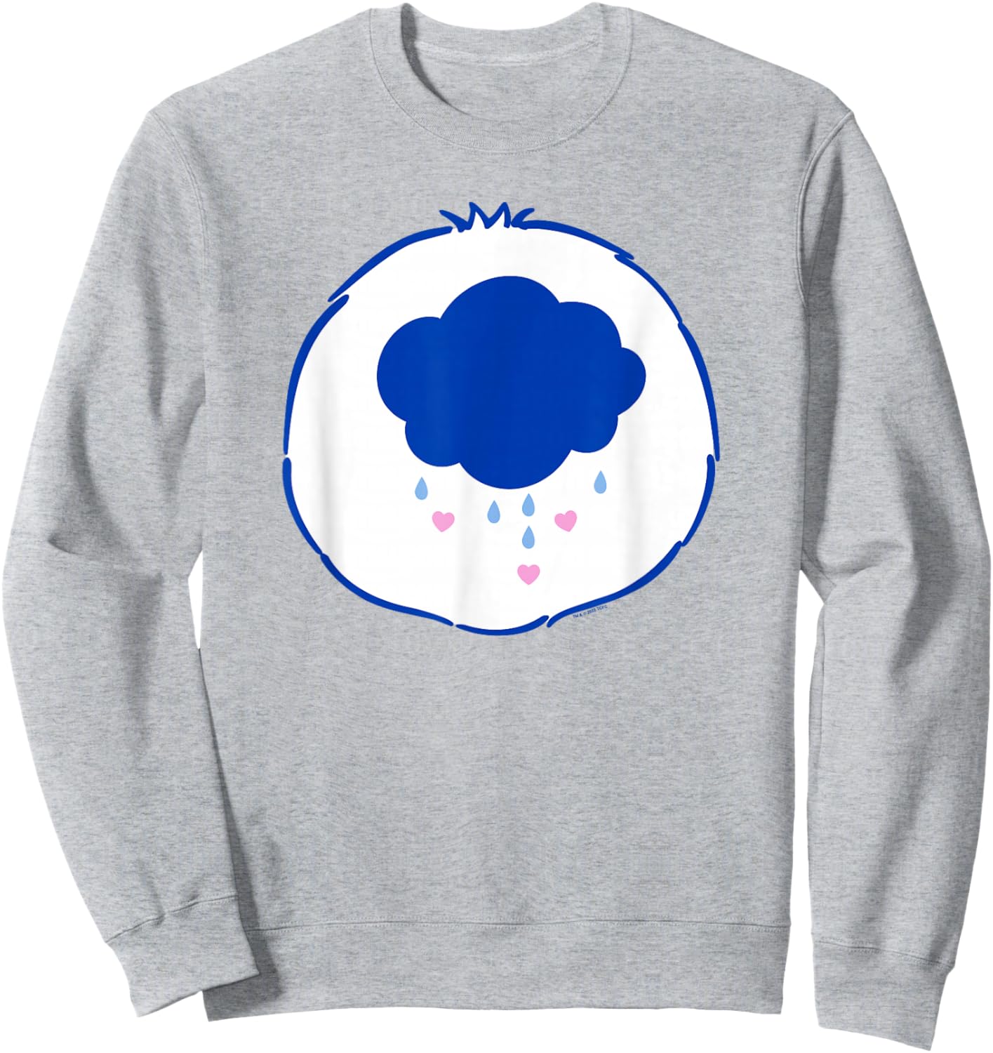 Care Bears Halloween Grumpy Bear Cloudy Badge Costume Sweatshirt - Sweatshirt | Ash
