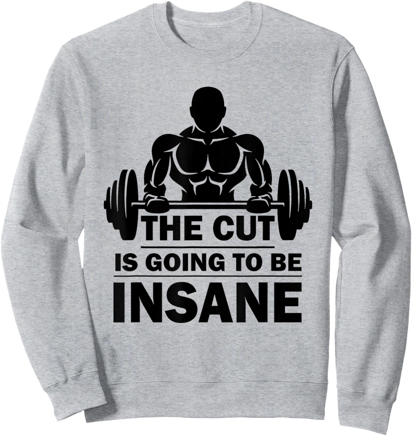 The Cut Is Going To Be Insane Funny Fitness Sweatshirt - Sweatshirt | Ash