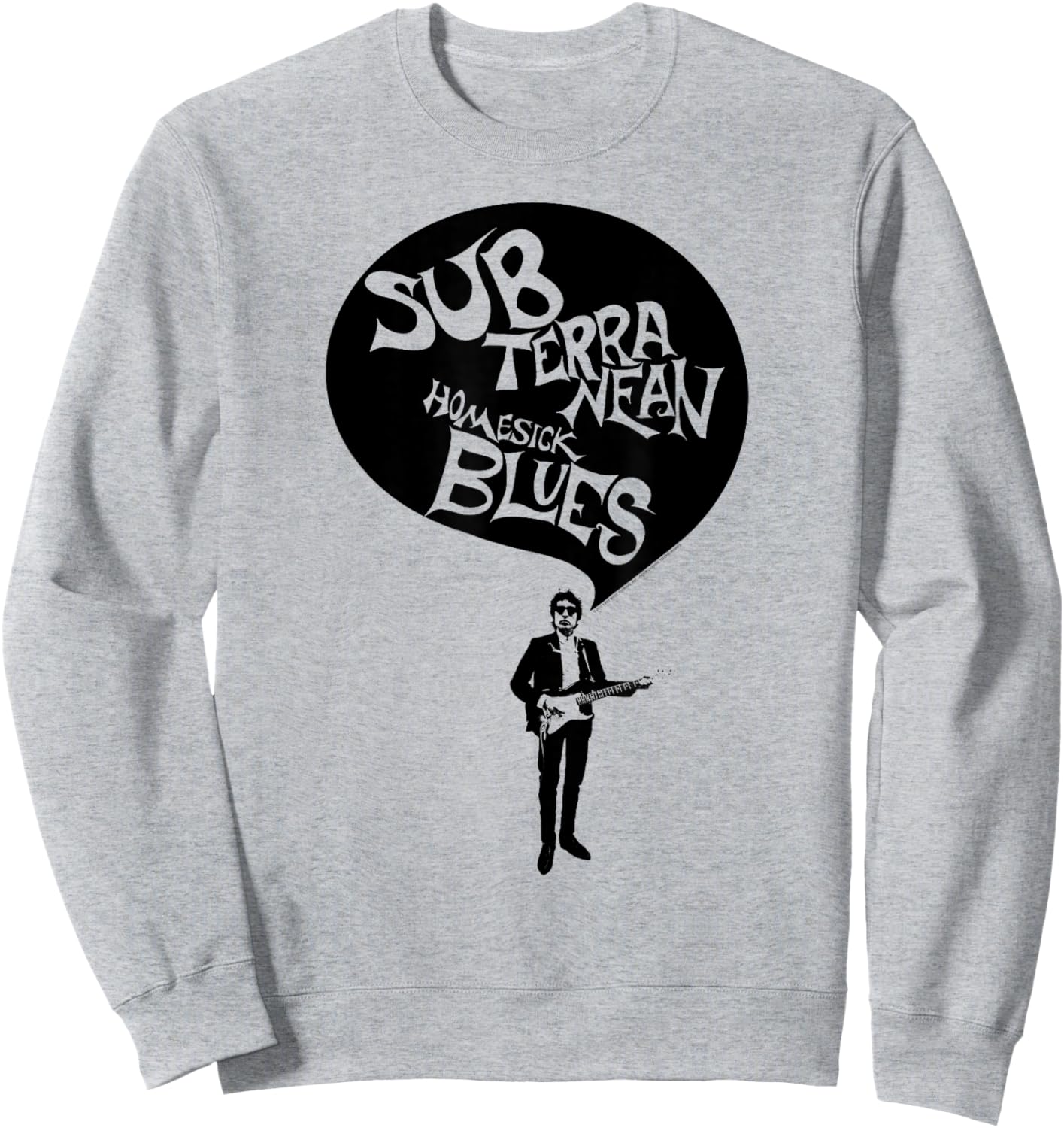 Bob Dylan Offizielles Subterranean Homesick Blues , Erwachsene und Kinder, Grau, S Sweatshirt - Sweatshirt | Ash