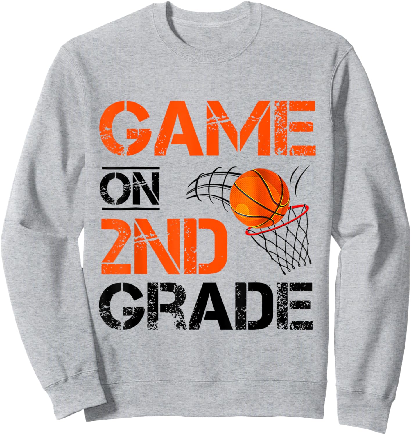 Funny Games On Second Grade Basketball First Day Of School Sweatshirt - Sweatshirt | Ash