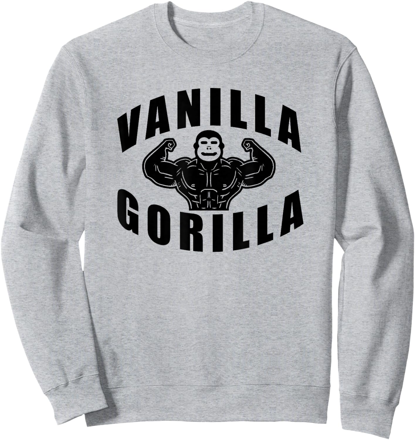 Vanilla Gorilla Muscle Sweatshirt - Sweatshirt | Ash