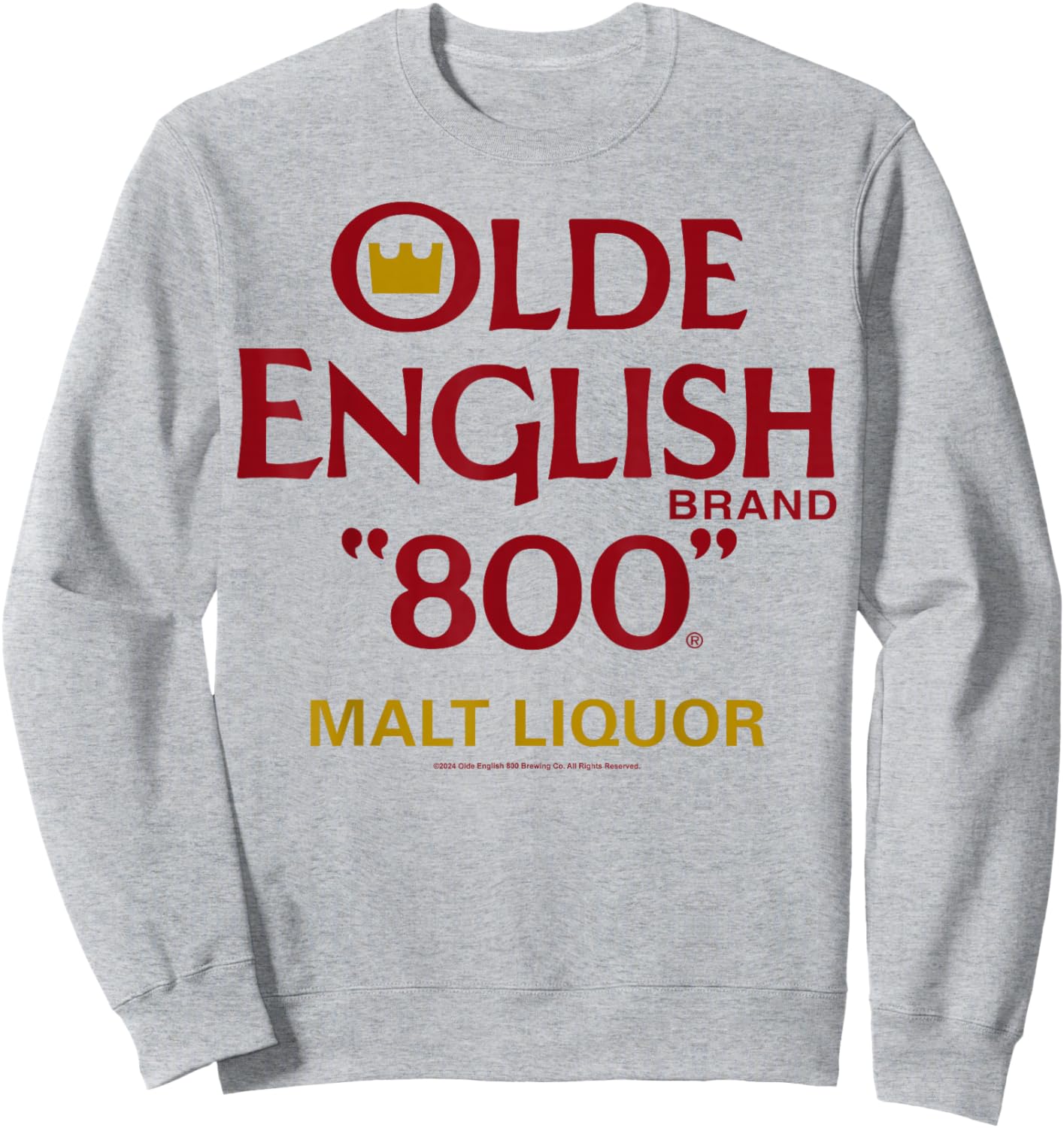 Old English 800 Malt Liquor Sweatshirt - Sweatshirt | Ash