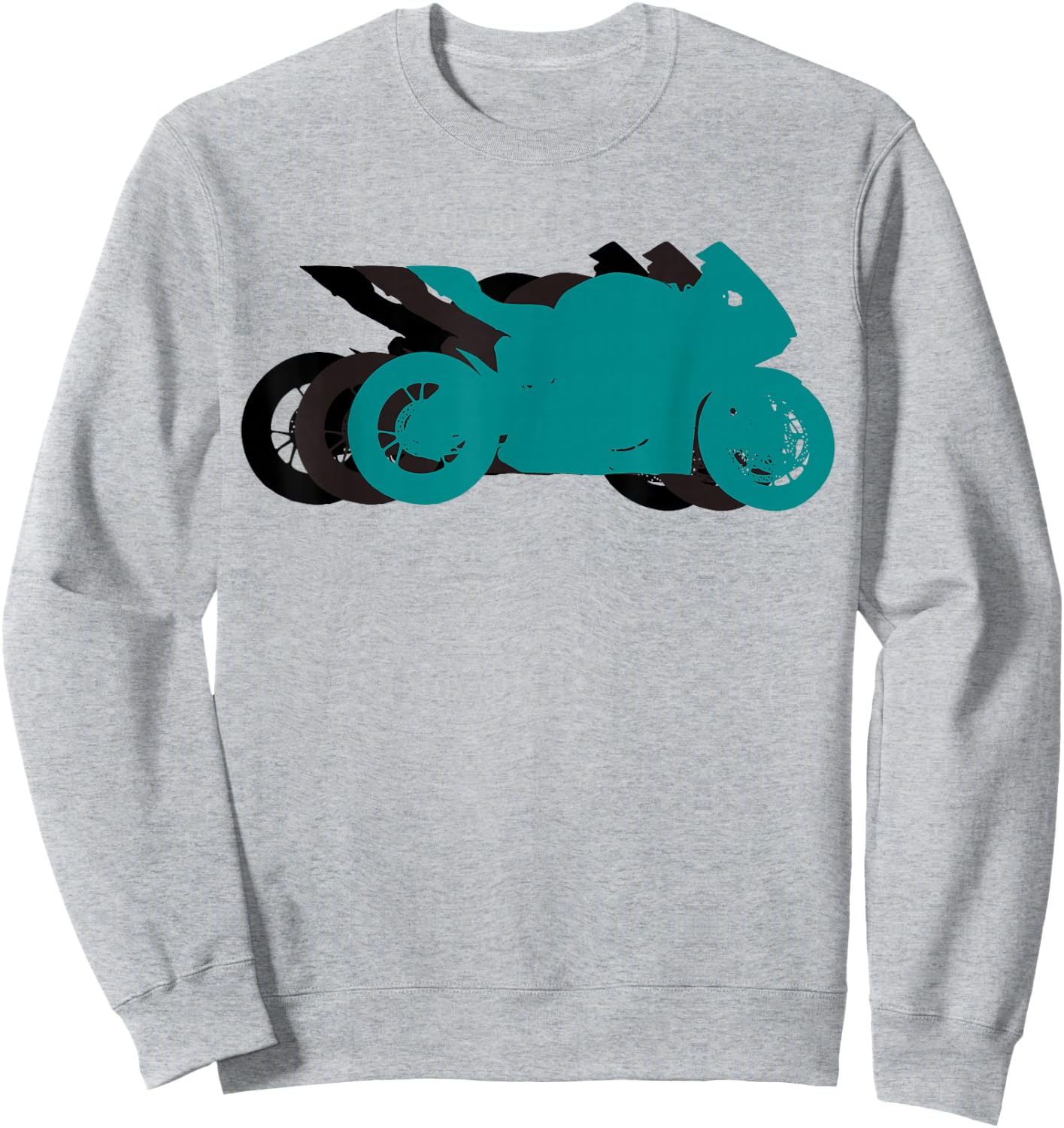 Sport Bike Crotch Rocket Gift Men Motorcycle Track Day Sweatshirt - Sweatshirt | Ash