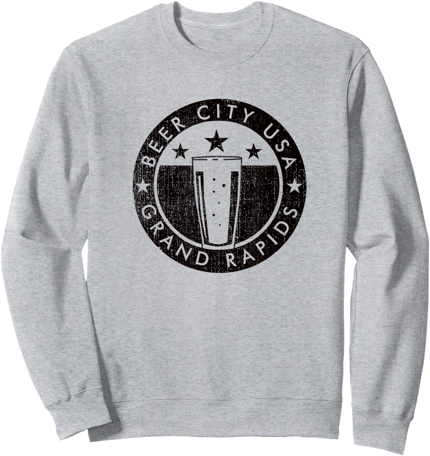 Grand Rapids Beer City craft brewing Sweatshirt - Sweatshirt | Ash